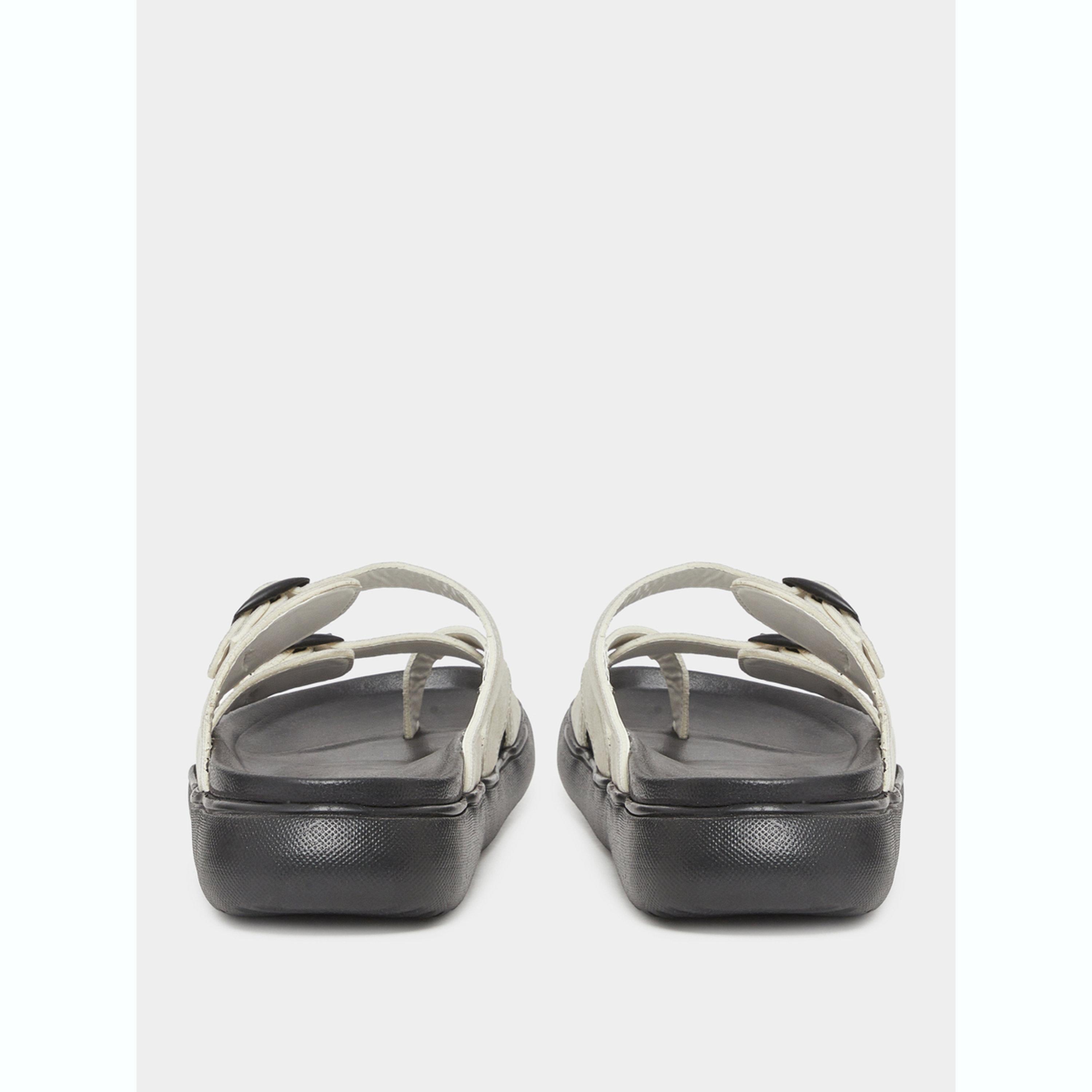 Styli Men Double Strap Buckle Toe Ring Sandals-men-shoes-sandals-image-5