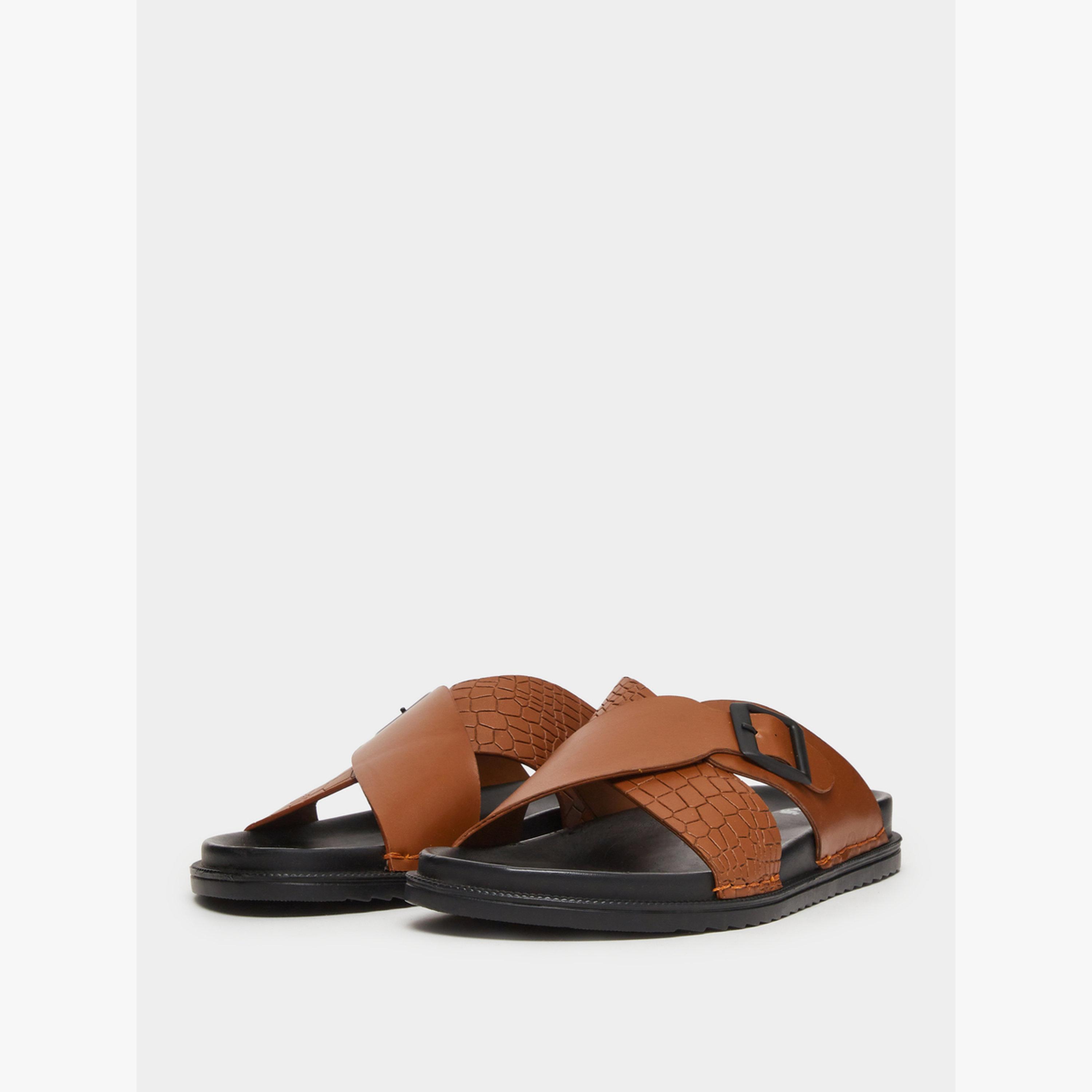 صندل بسيور متقاطعة وإبزيم-men-shoes-sandals-image-1