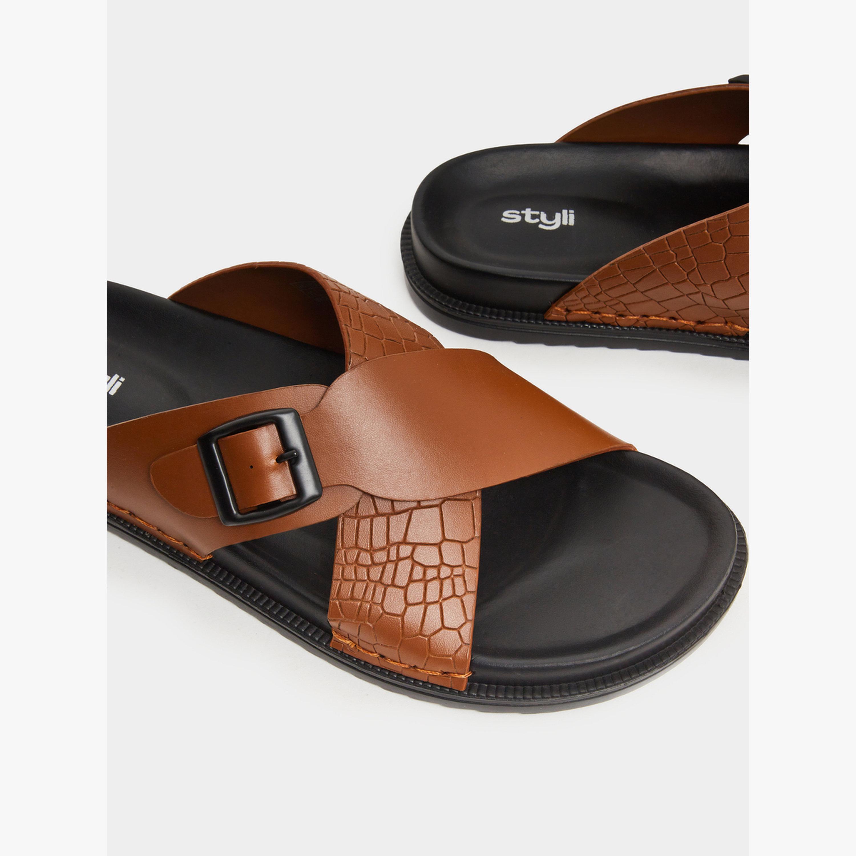 صندل بسيور متقاطعة وإبزيم-men-shoes-sandals-image-4