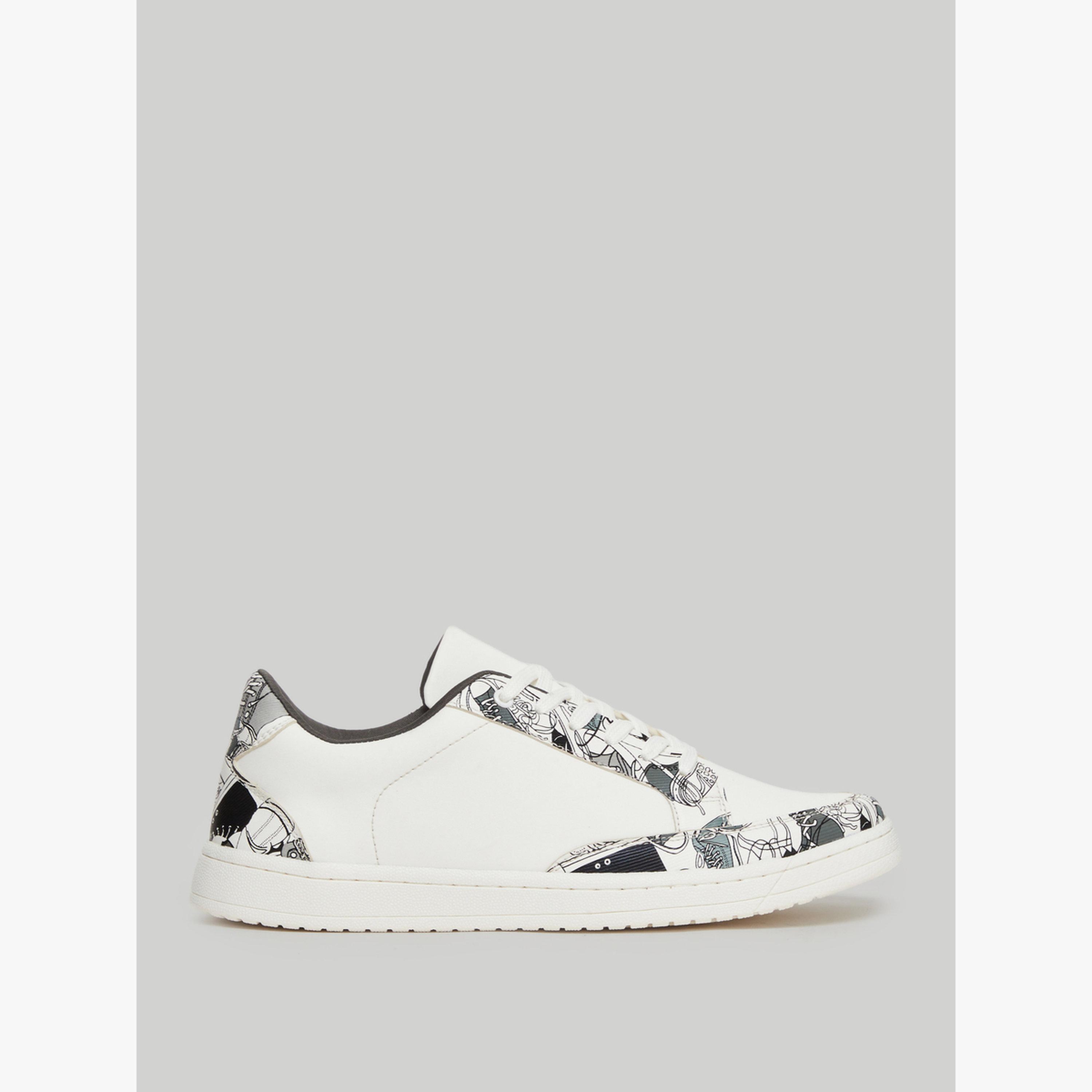 حذاء سنيكرز بنمط بارز ورباط-men-shoes-sneakers-image-2