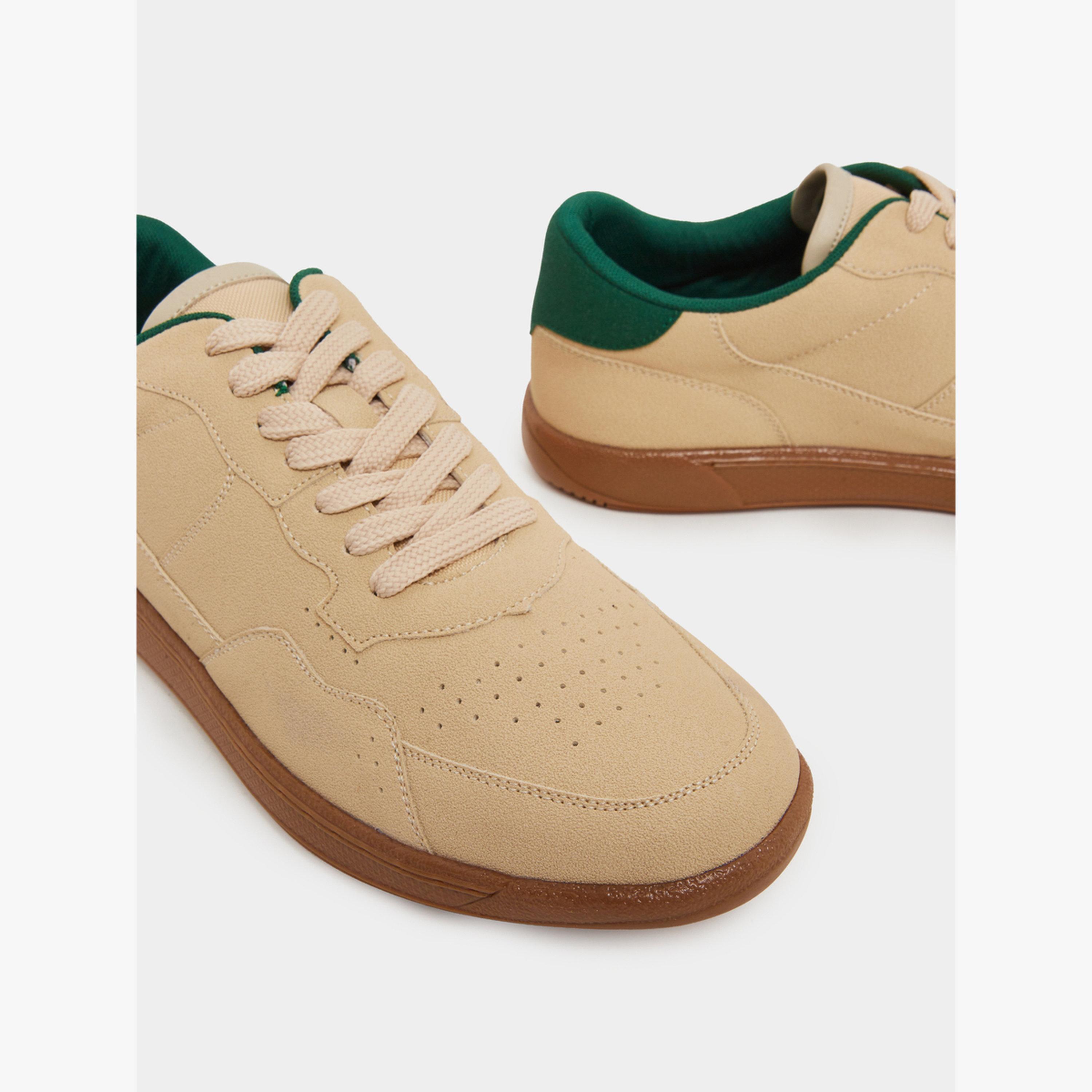 حذاء سنيكرز بمظهر شمواه-men-shoes-sneakers-image-4