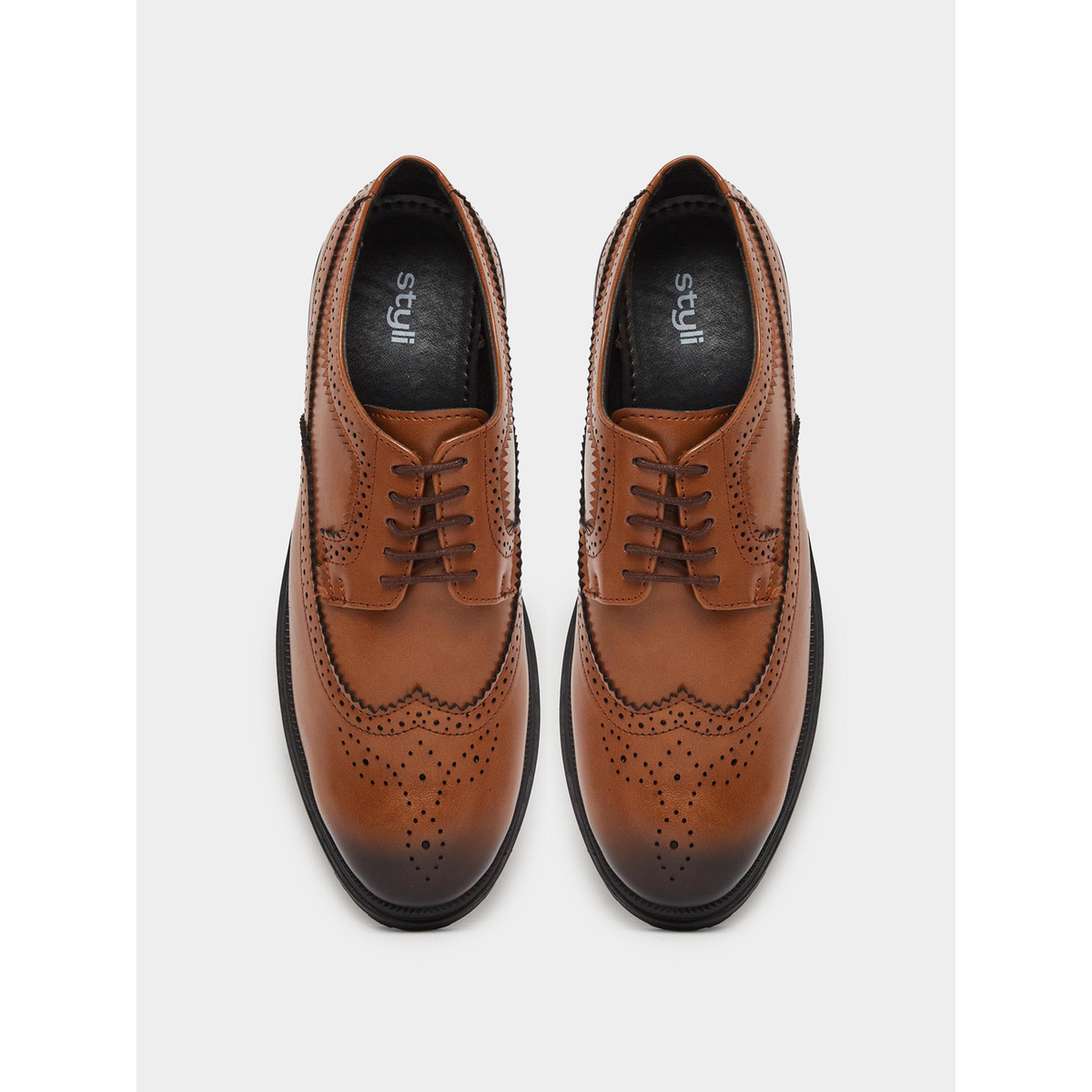 حذاء بروغ ضخم برباط-men-shoes-formalshoes-image-3