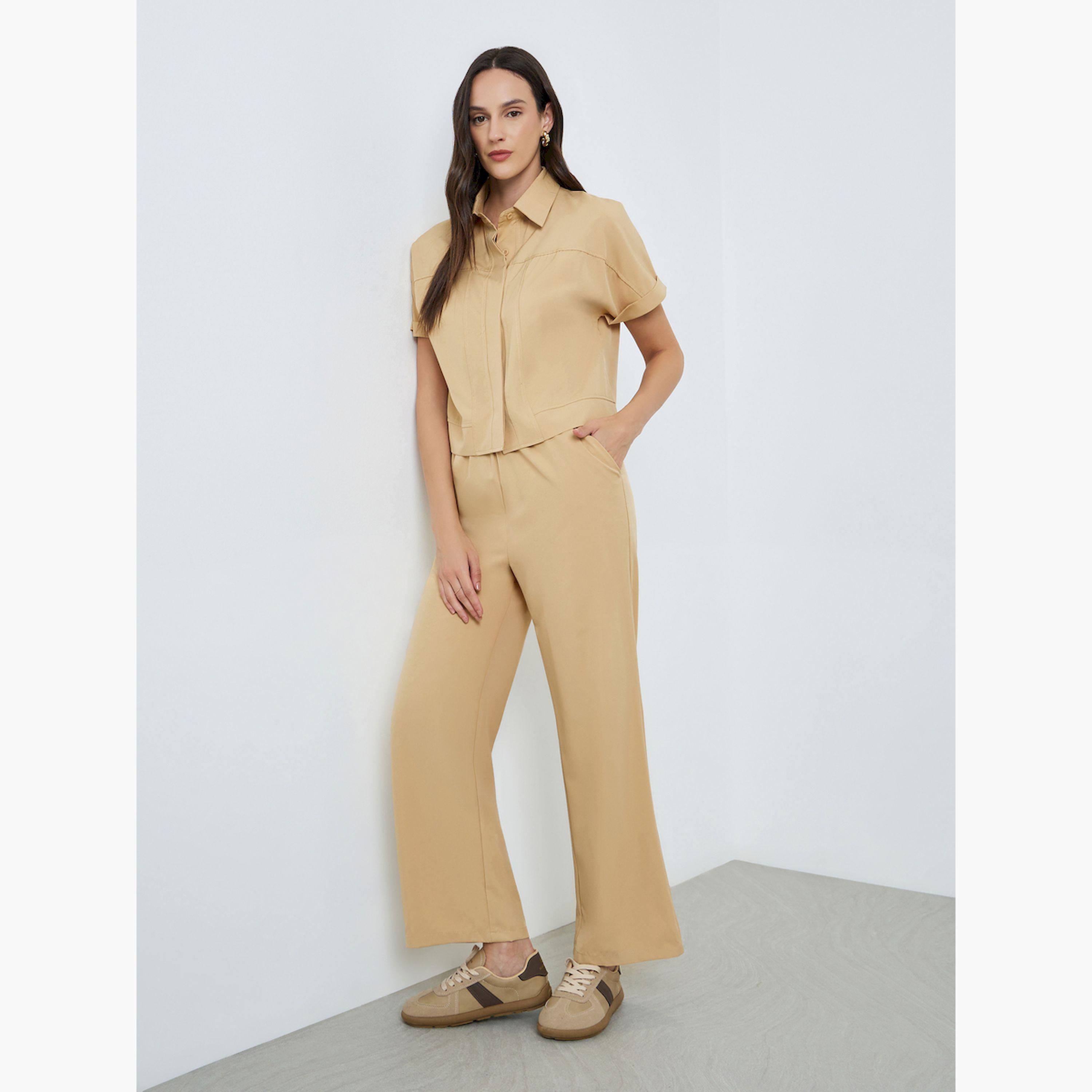 طقم بنطال وقميص بأكمام قصيرة-women-clothing-coordsets-image-3