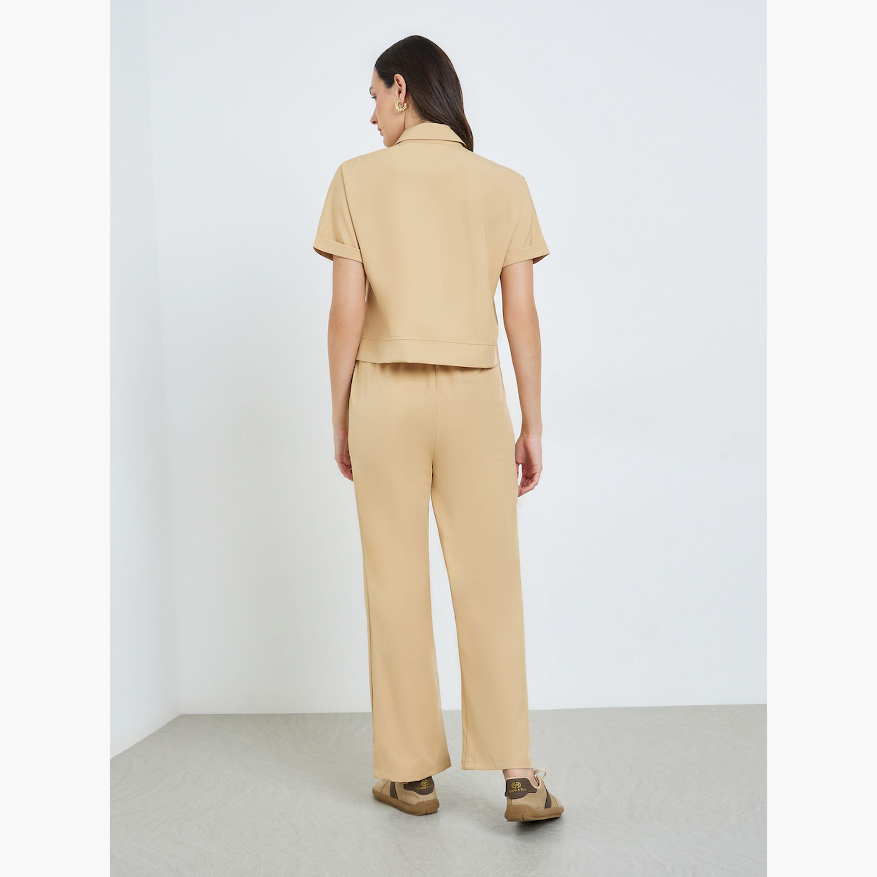 طقم بنطال وقميص بأكمام قصيرة-women-clothing-coordsets-image-6