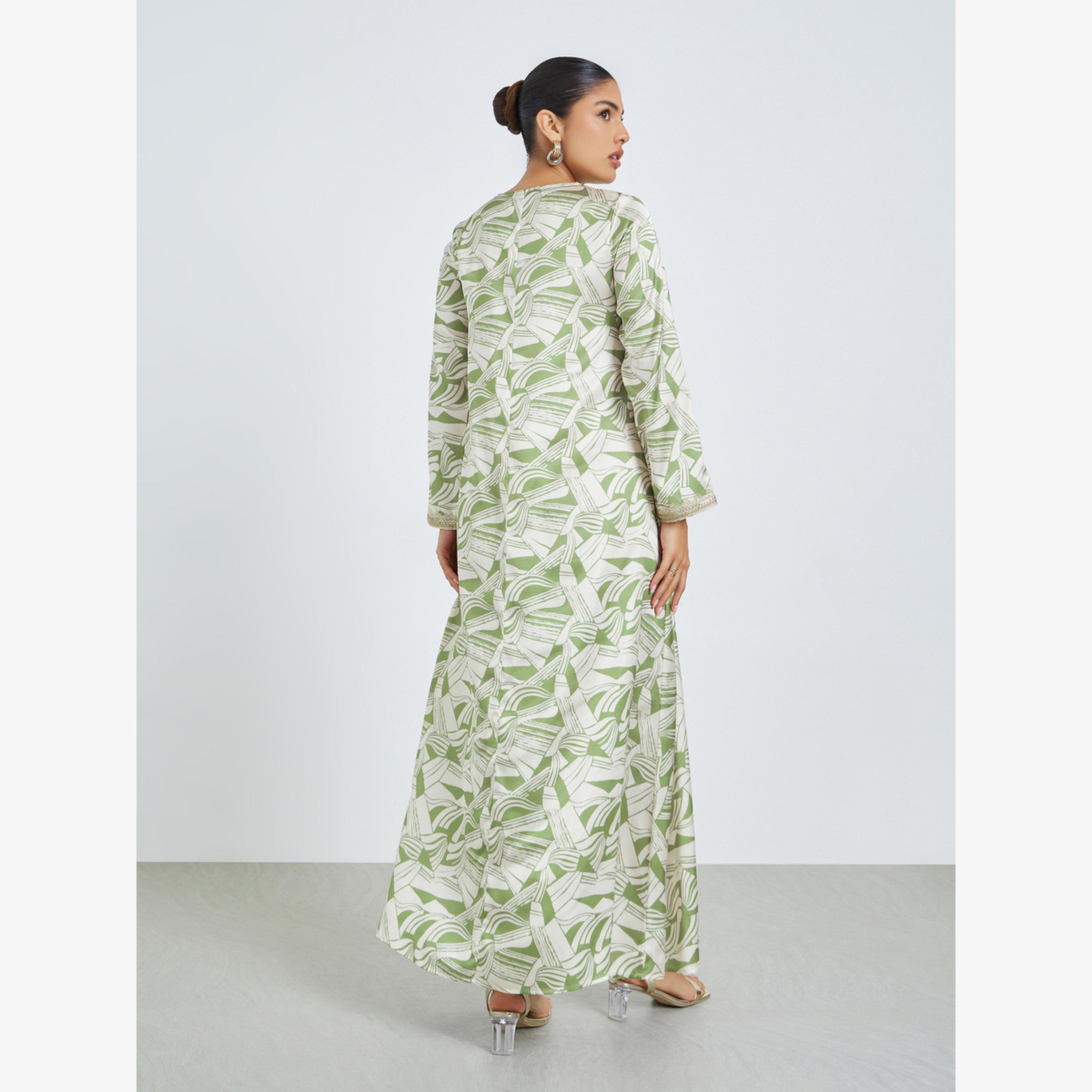 جلابية بطبعة رقمية بالكامل-women-arabicclothing-jalabiyas-image-4