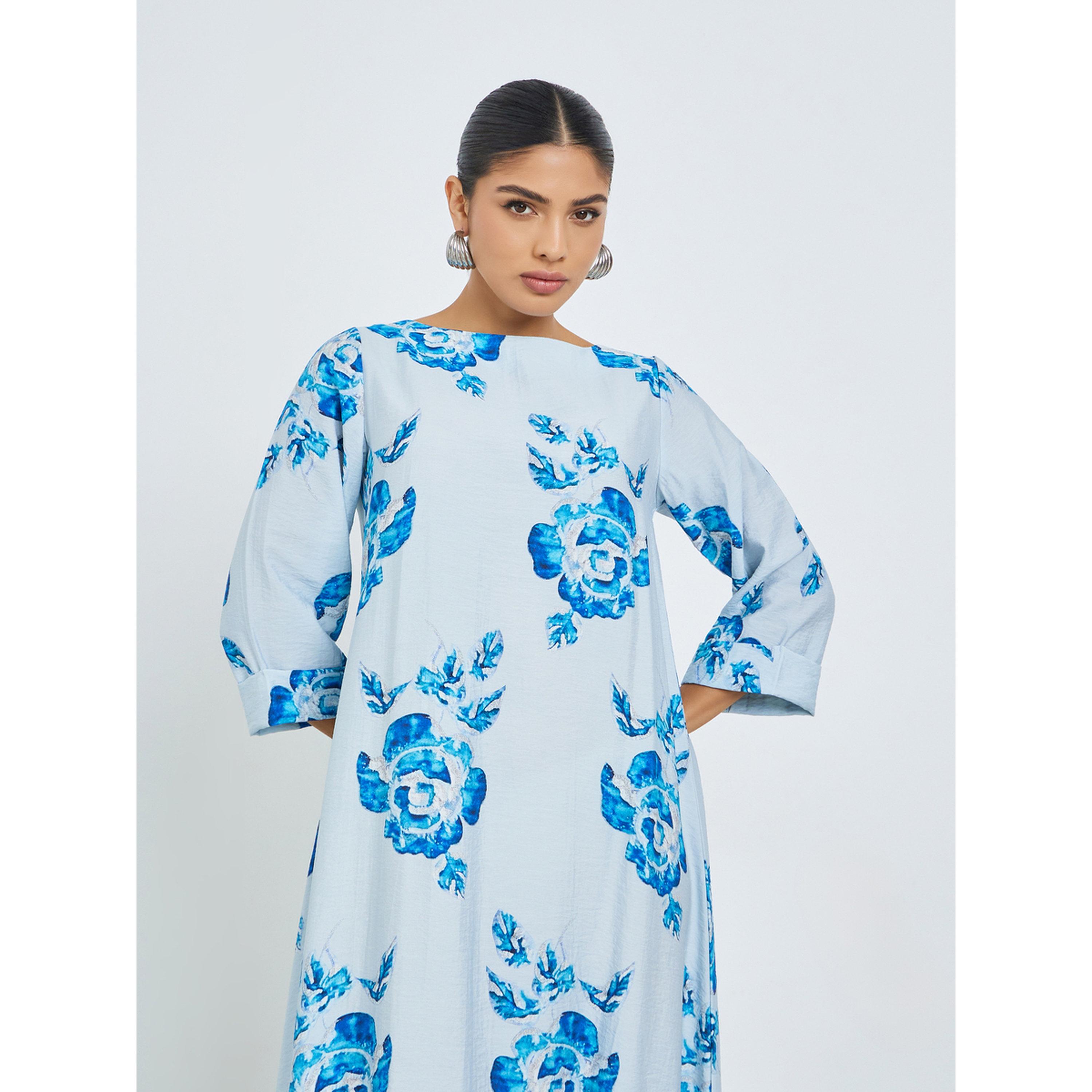 جلابية بطبعة أزهار رقمية-women-arabicclothing-jalabiyas-image-2