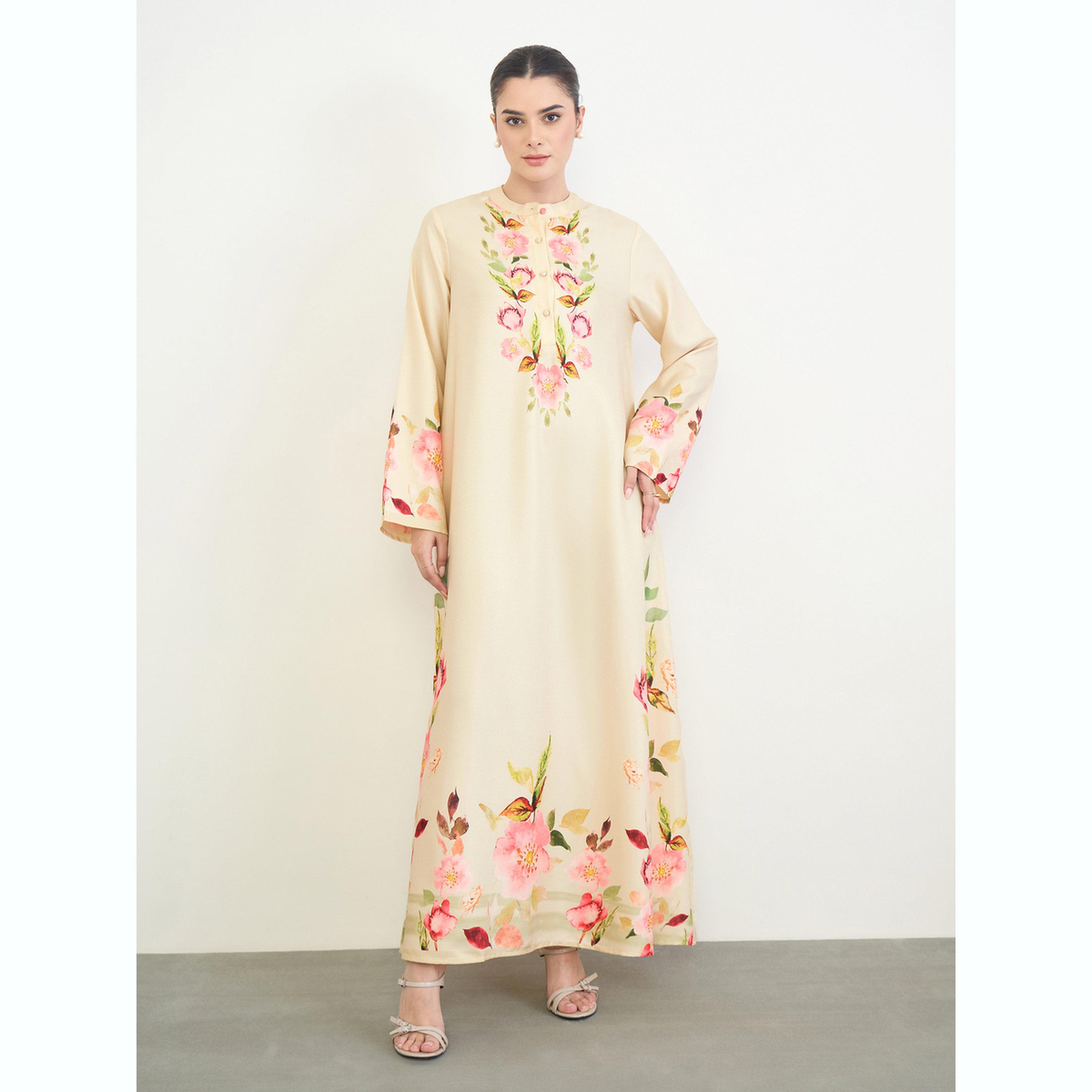 جلابية بطبعات أزهار-women-arabicclothing-jalabiyas-image-1