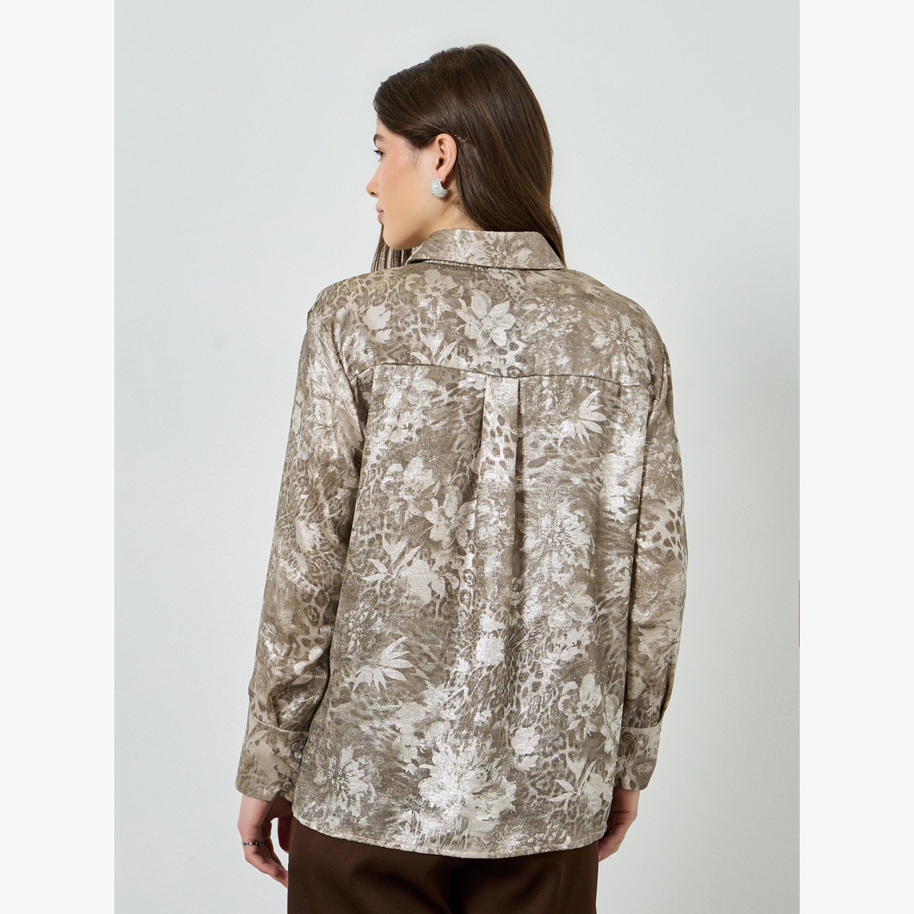 قميص رمادي بأكمام طويلة وطبعة كاملة-women-clothing-shirtsandblouses-shirts-image-6
