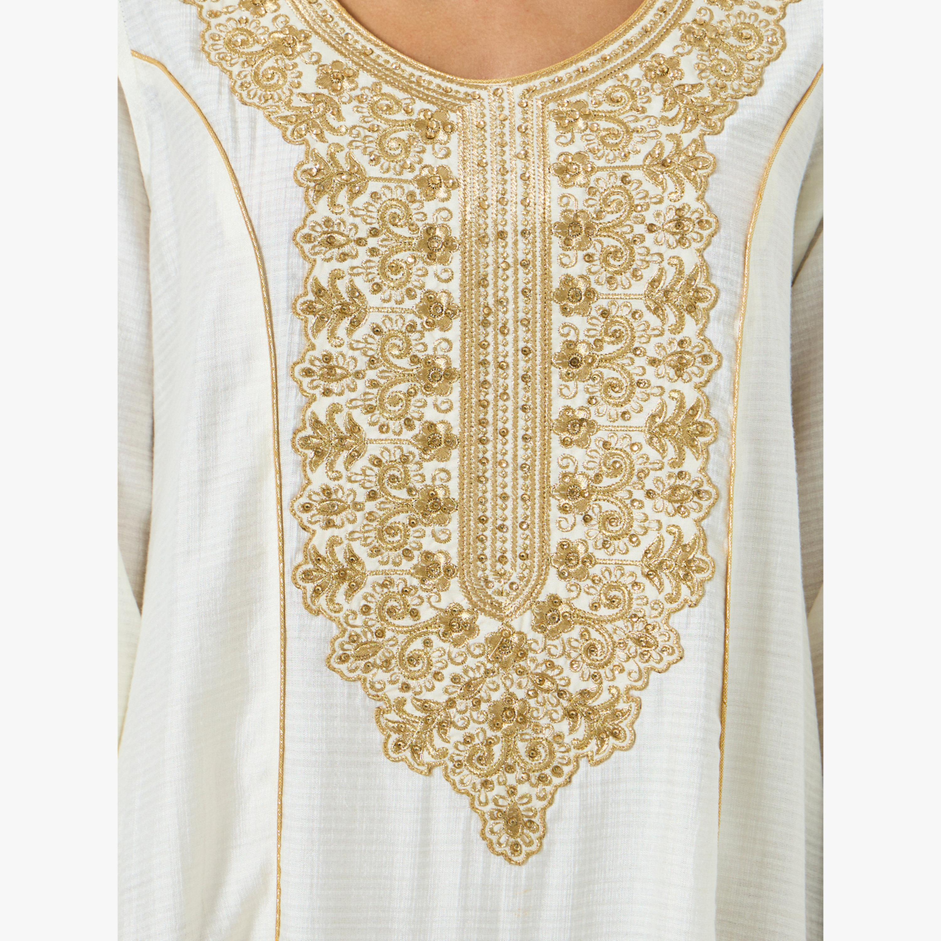جلابية مطرزة بالخيوط-women-arabicclothing-jalabiyas-image-5