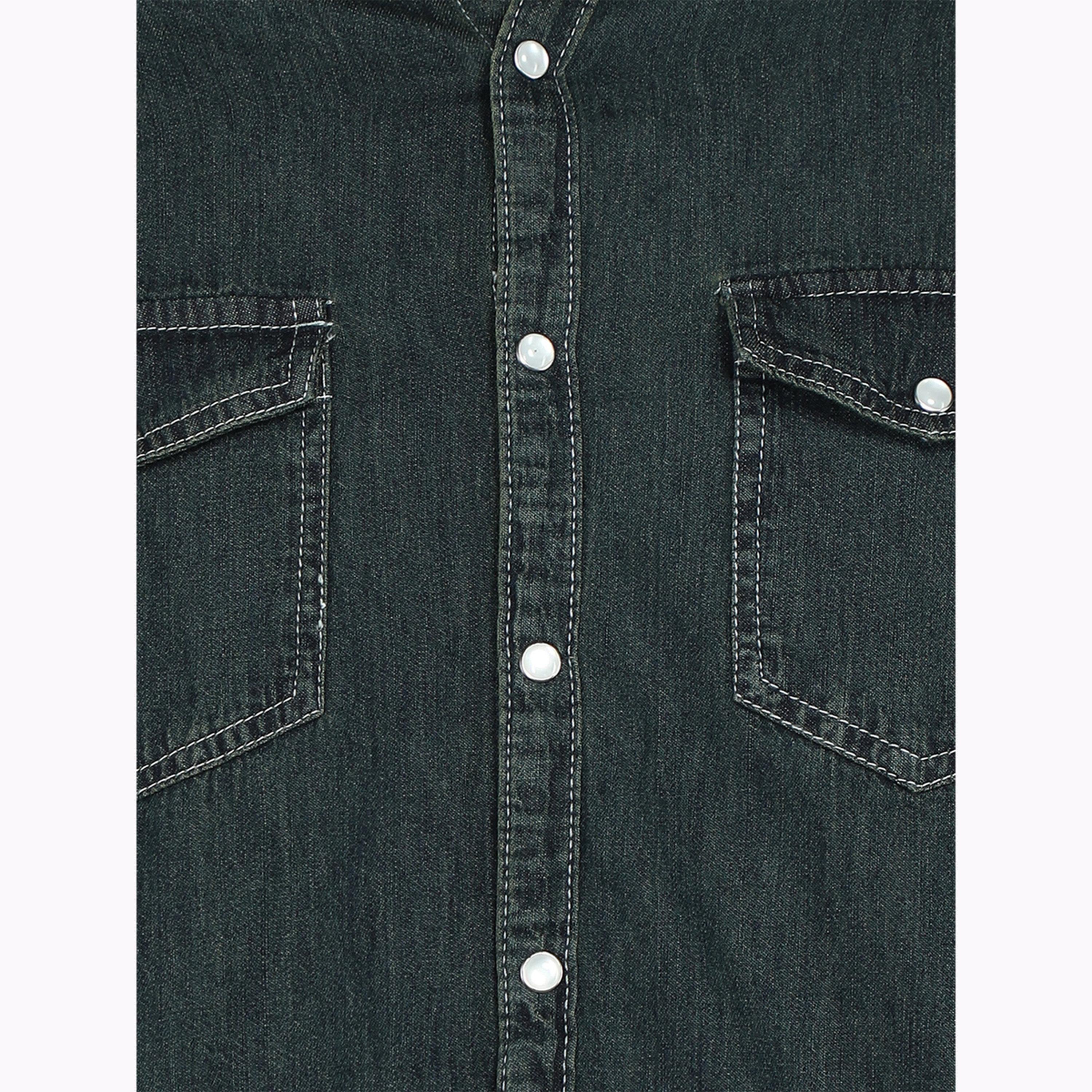 قميص دنيم رجالي أخضر بجيبين-men-clothing-shirts-image-6