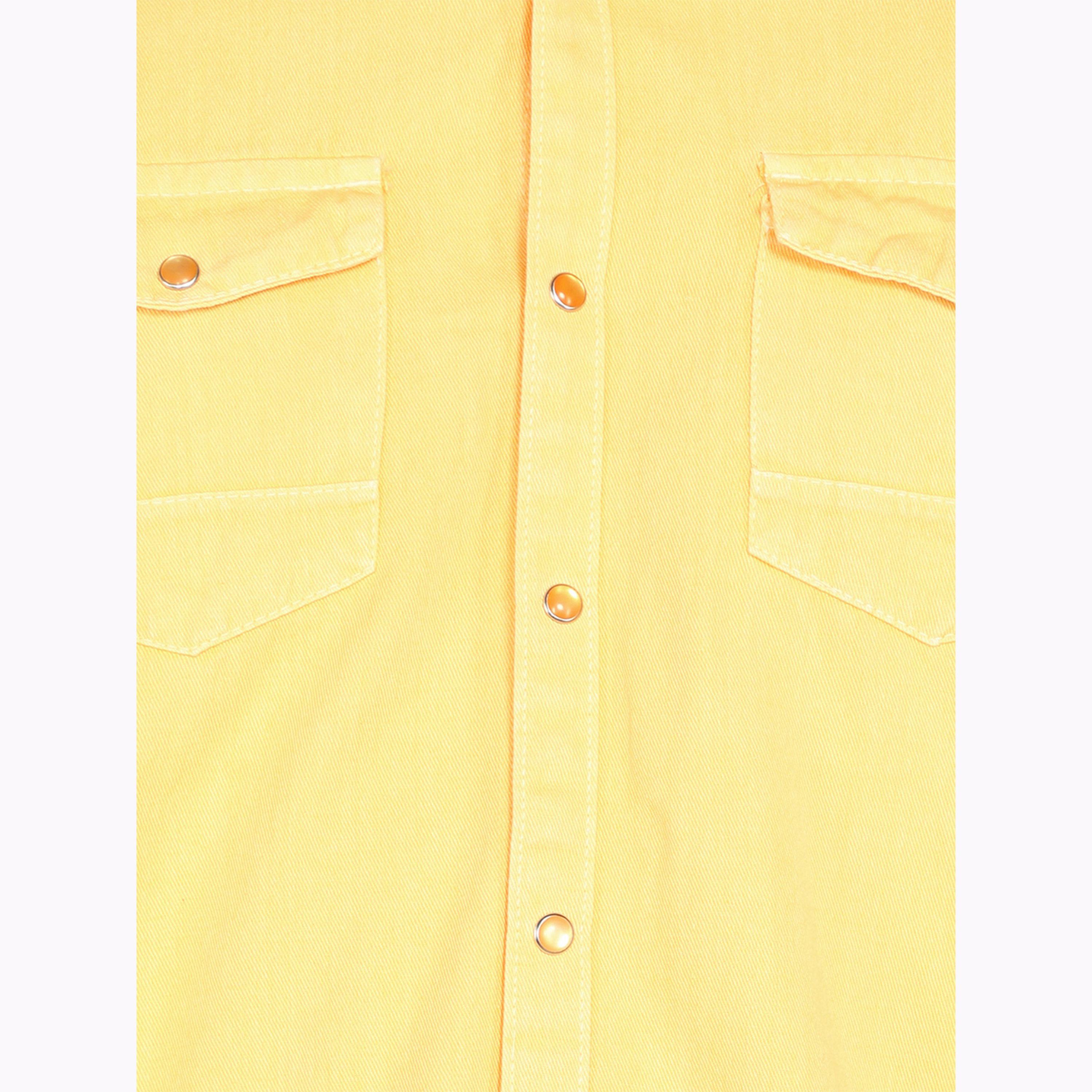 قميص دنيم رجالي أصفر بجيبين-men-clothing-shirts-image-6