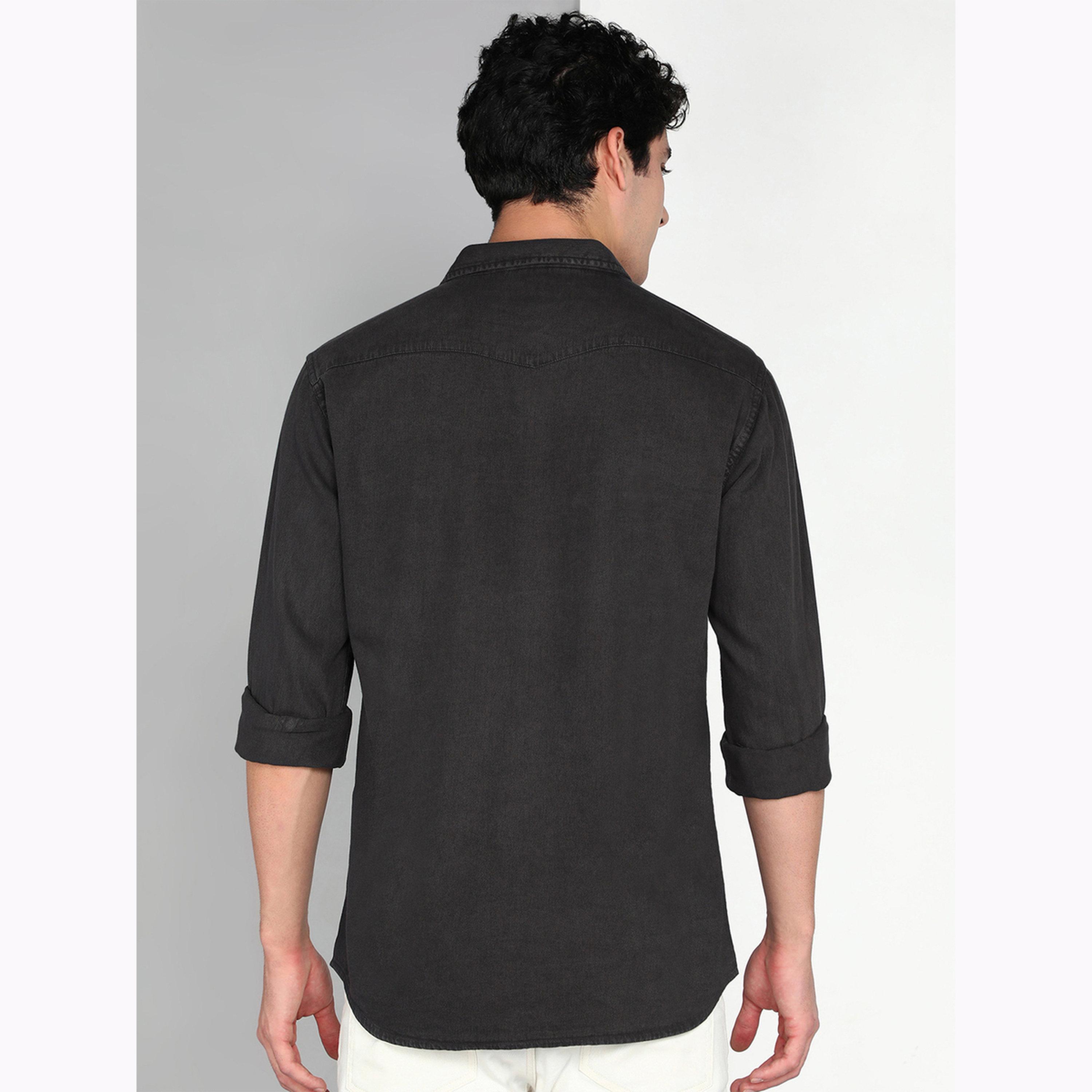 قميص قطن تويل رمادي-men-clothing-shirts-image-3