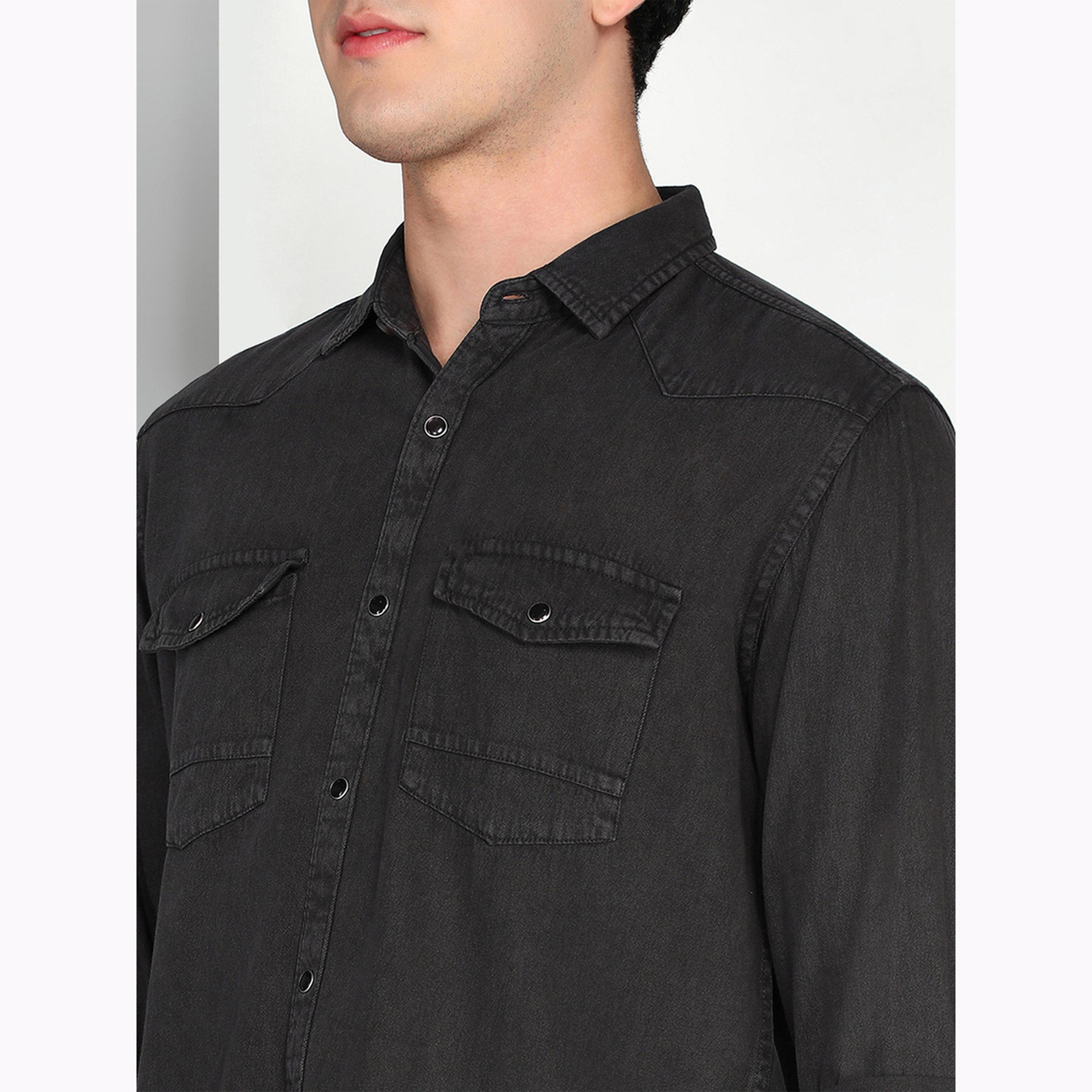 قميص قطن تويل رمادي-men-clothing-shirts-image-5