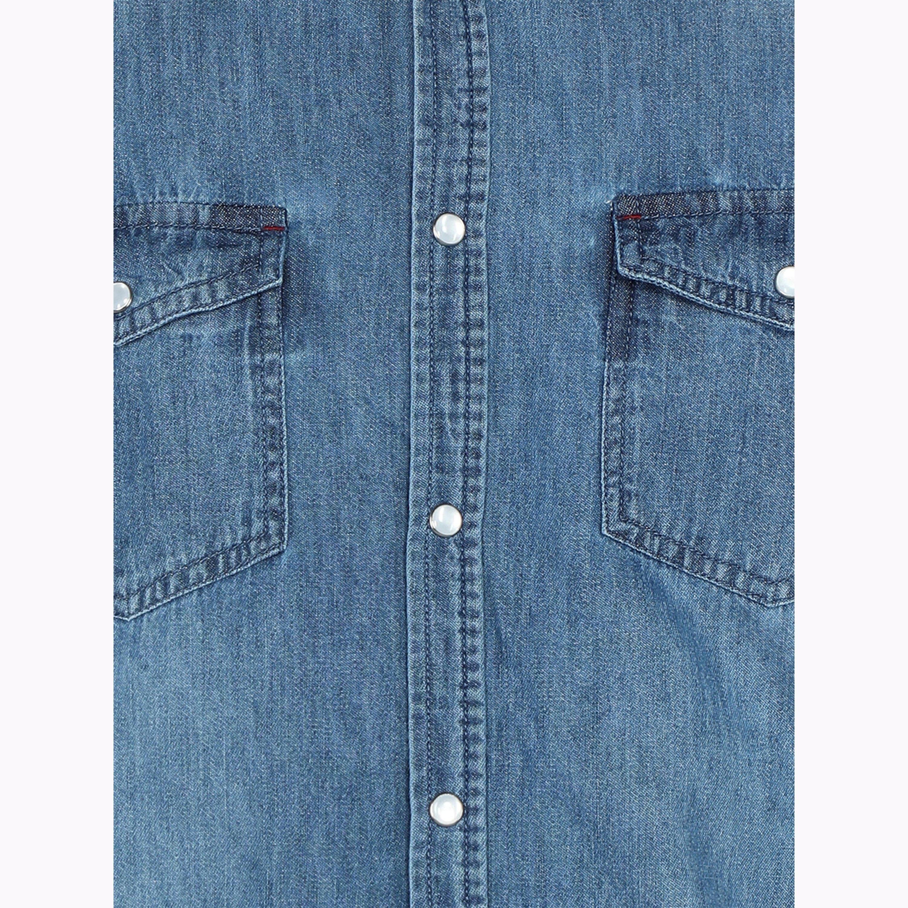 KUONS AVENUE X Styli Men Blue Denim Buttoned Shirt-men-clothing-shirts-image-6