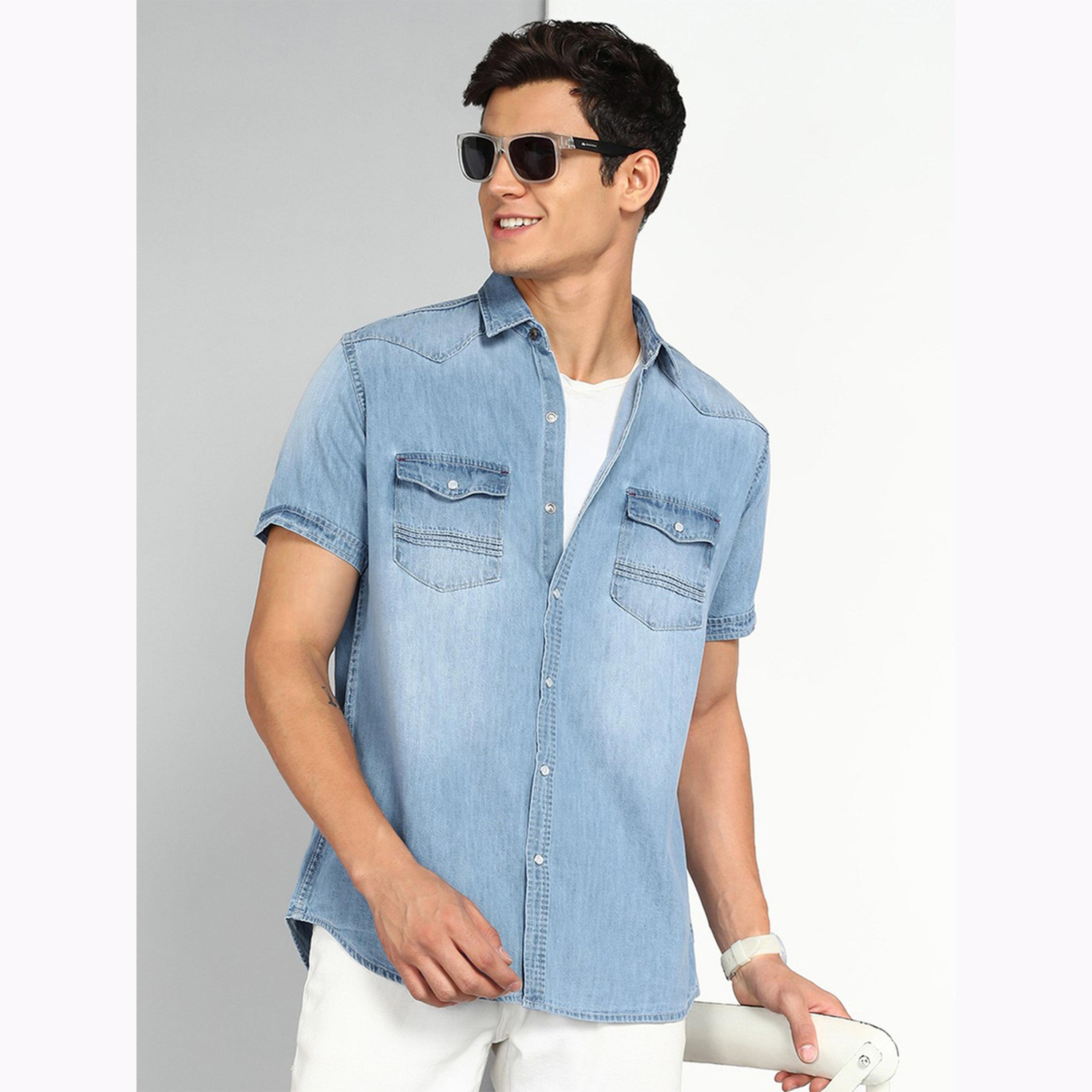 قميص دنيم رجالي سماوي بأزرار-men-clothing-shirts-image-5