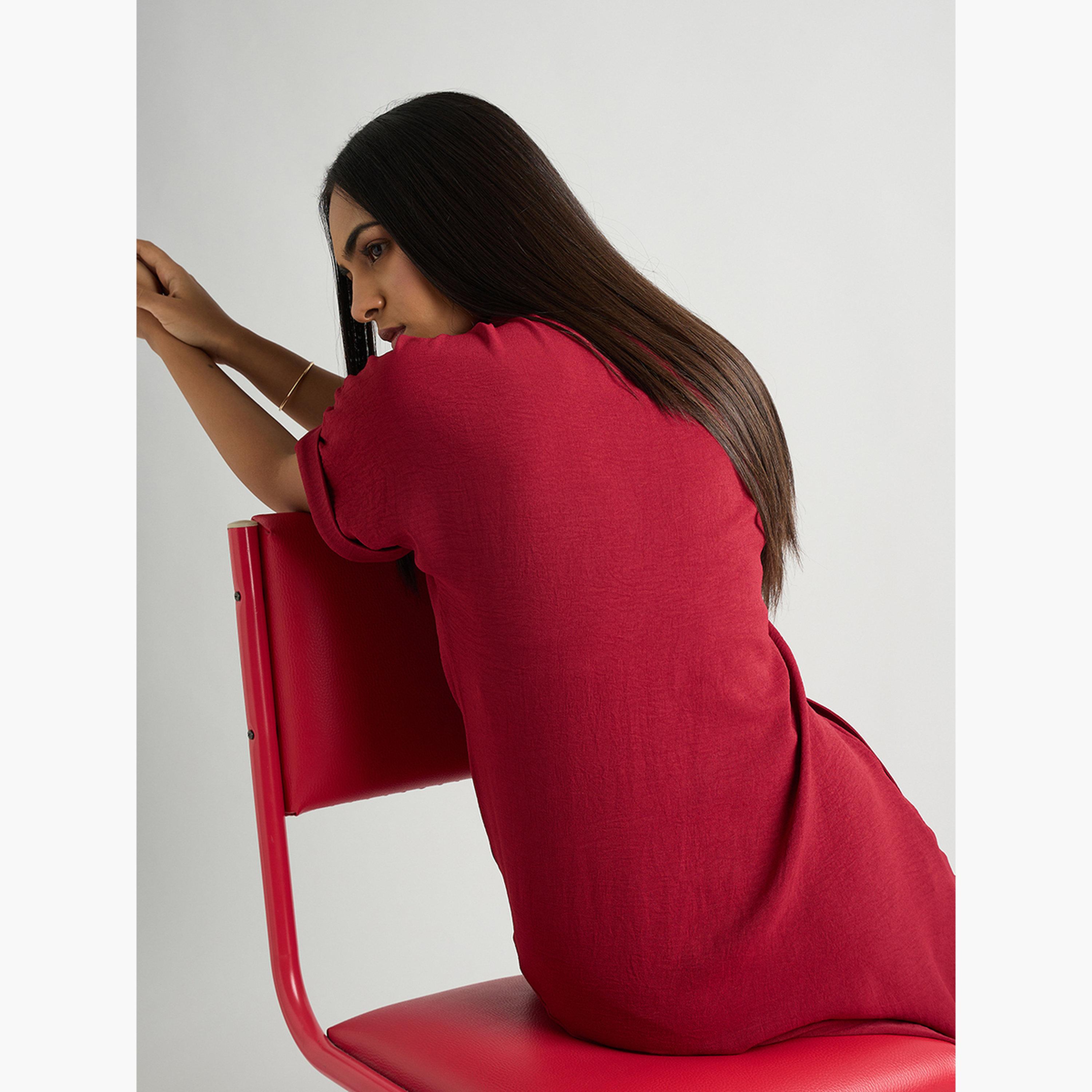 فستان طويل بتصميم واسع من الأسفل-women-clothing-dresses-image-4