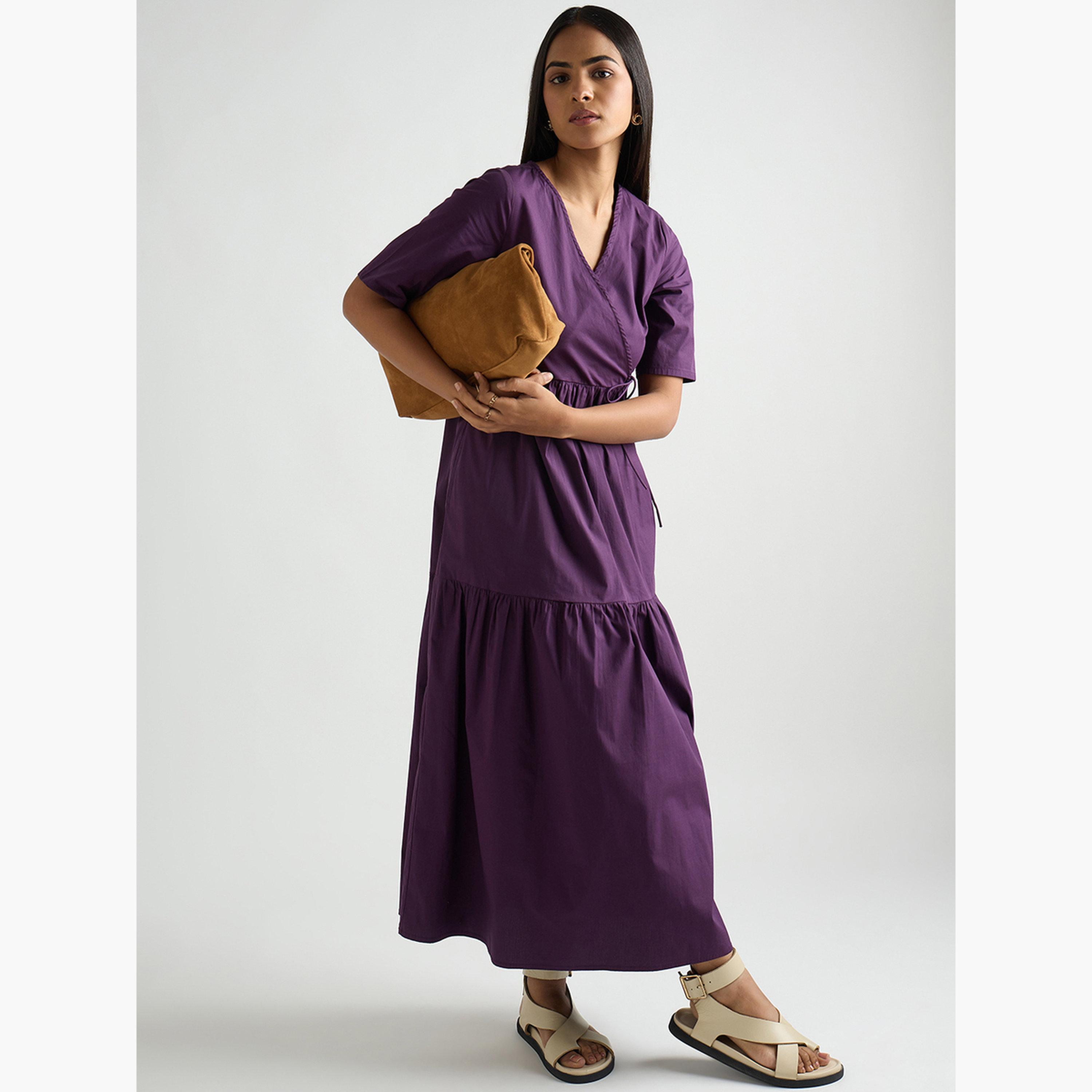 فستان طويل بوبلين بطبقات-women-clothing-dresses-image-4