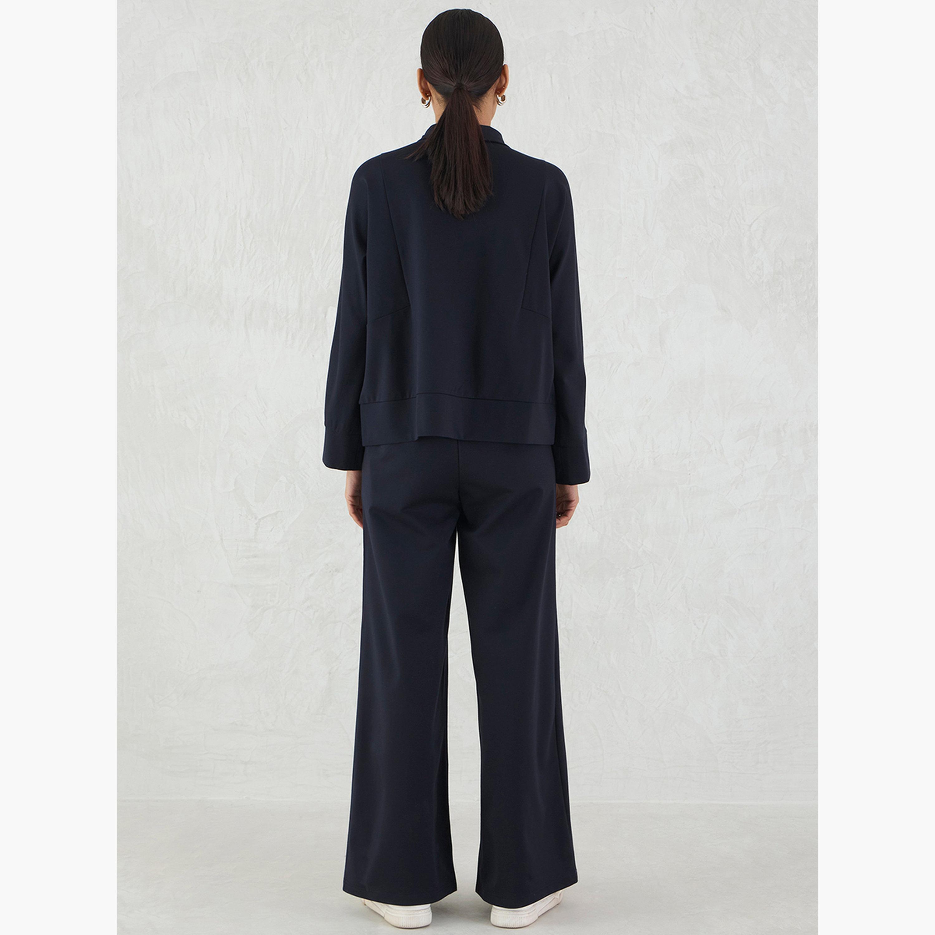 طقم بلوزة بسحاب وبنطال-women-clothing-coordsets-image-2