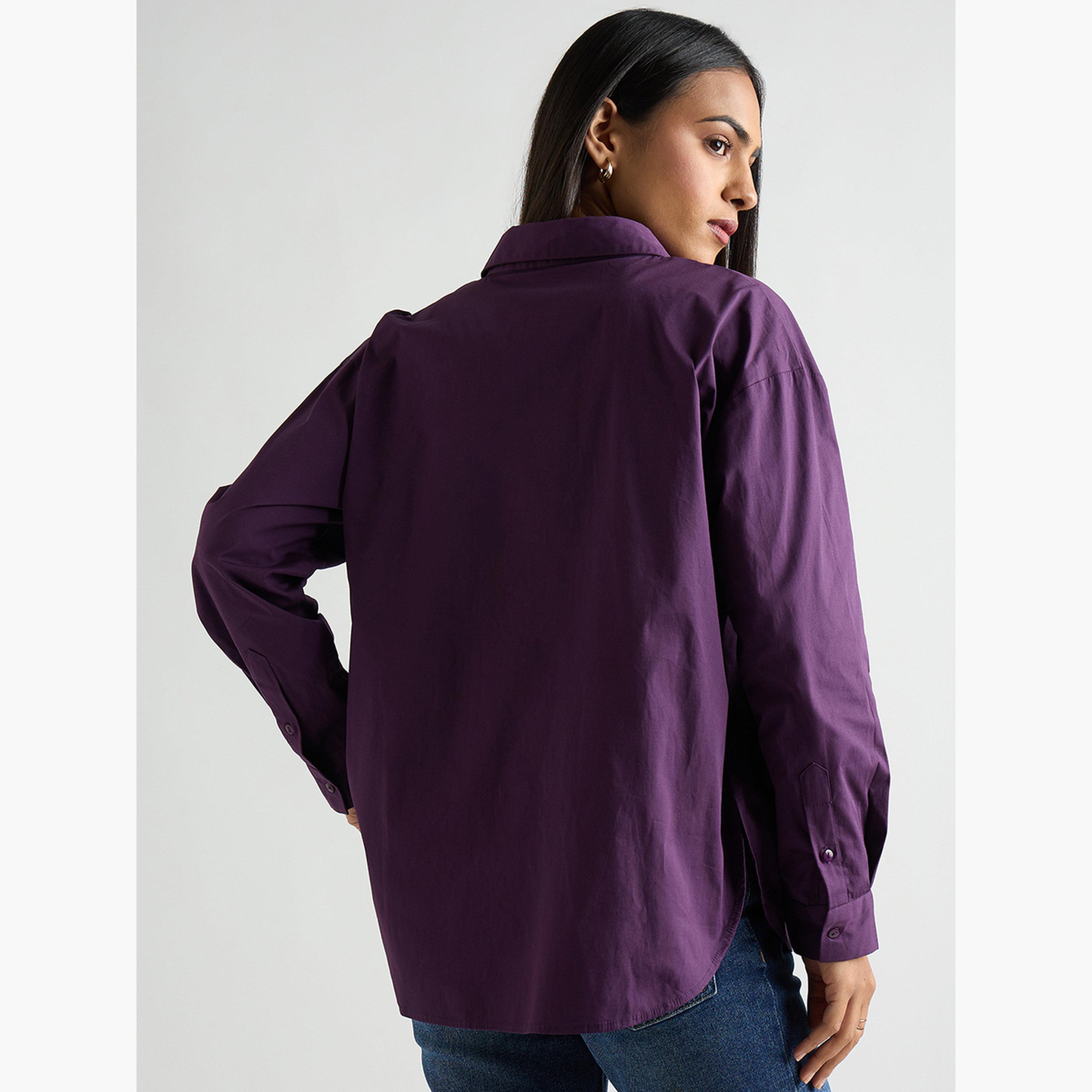 بلوزة بوبلين بأكمام طويلة-women-clothing-shirtsandblouses-shirts-image-2