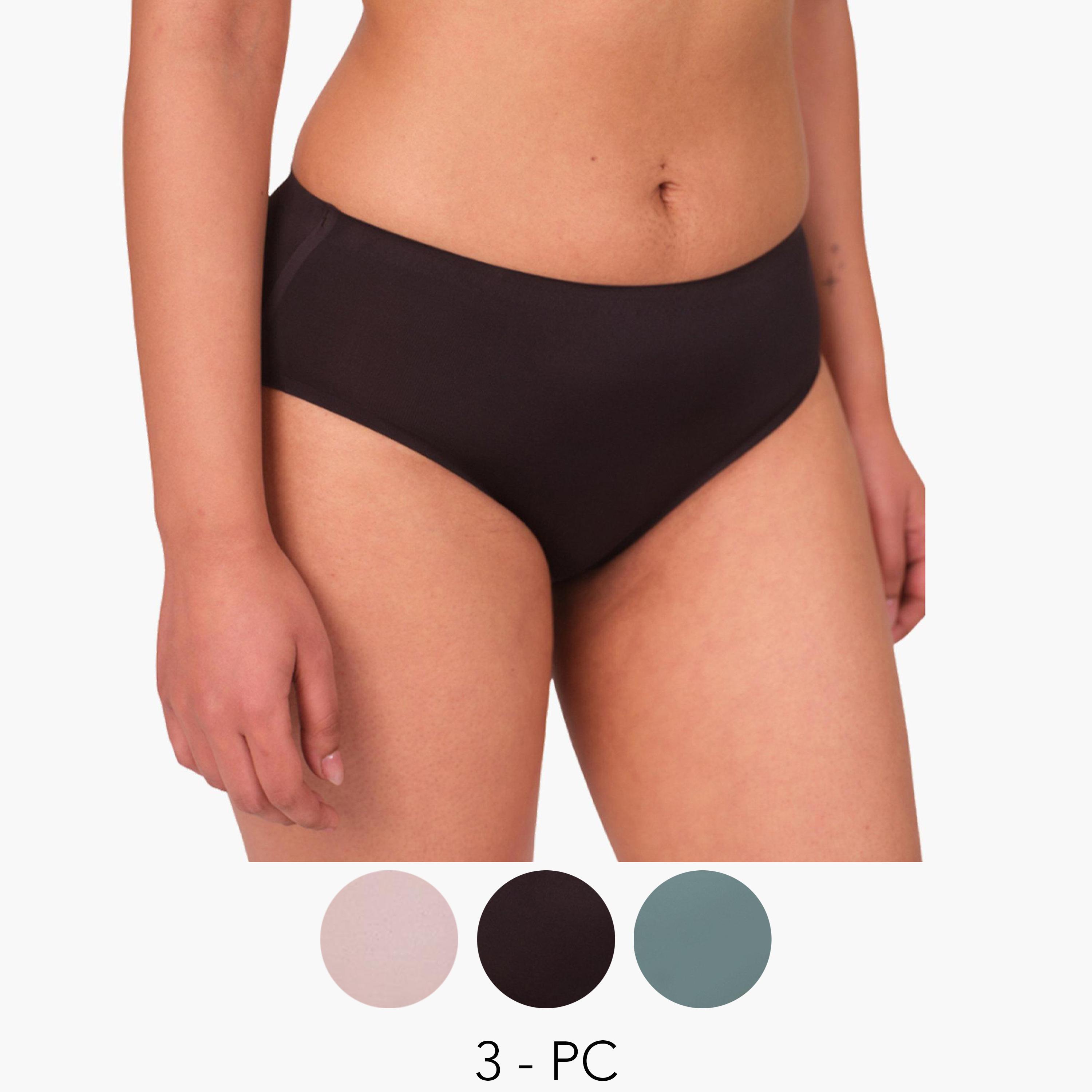 MUNNS AND MARS X Styli Pack of 3 - Women Solid Comfort Full Briefs-women-clothing-lingerie-panties-image-1