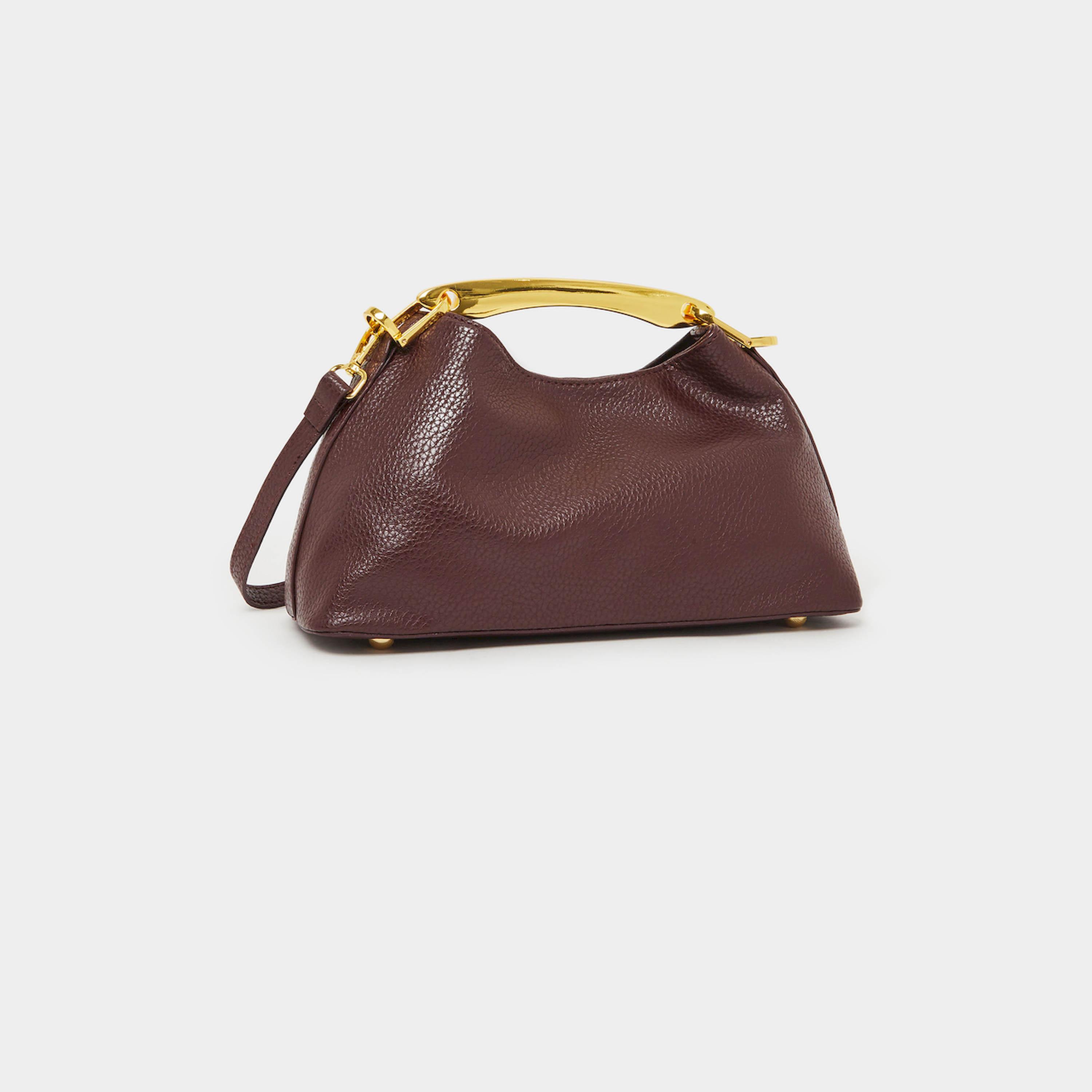 شنطة ساتشيل جلد مع مقبض يد ذهبي-women-bagsandwallets-handbags-image-1