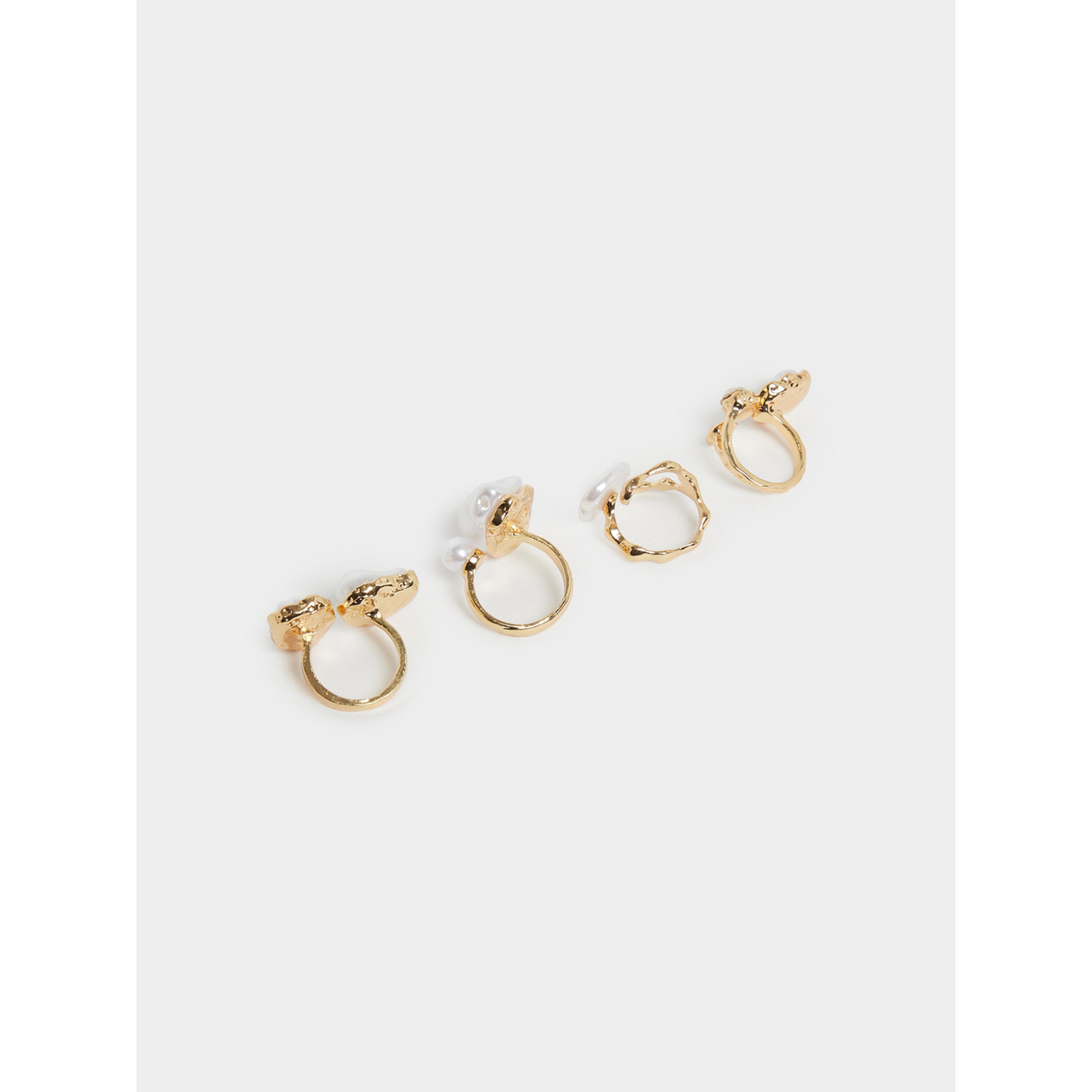 طقم من 4 خواتم لؤلؤ صناعي-women-watchesandjewellery-jewellery-rings-image-2