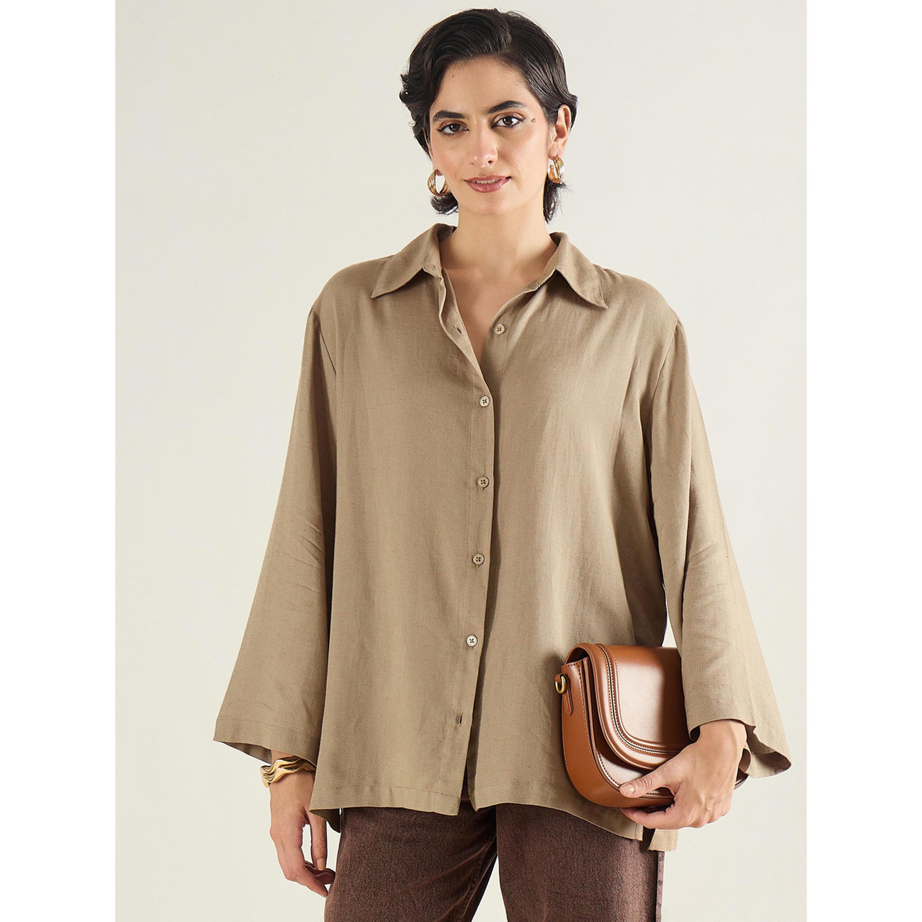 بلوزة كتان واسعة بأزرار غلق وأكمام طويلة-women-clothing-shirtsandblouses-shirts-image-6