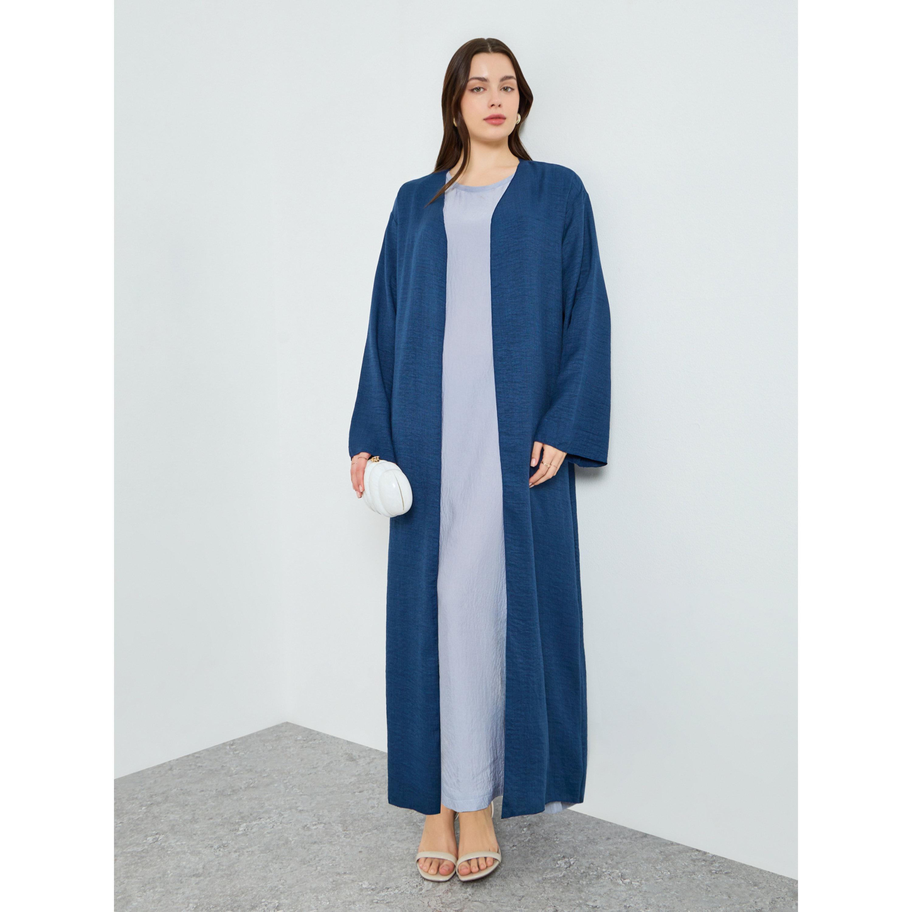 عباية كيمونو بحافة واسعة للنساء-women-arabicclothing-abayas-image-1