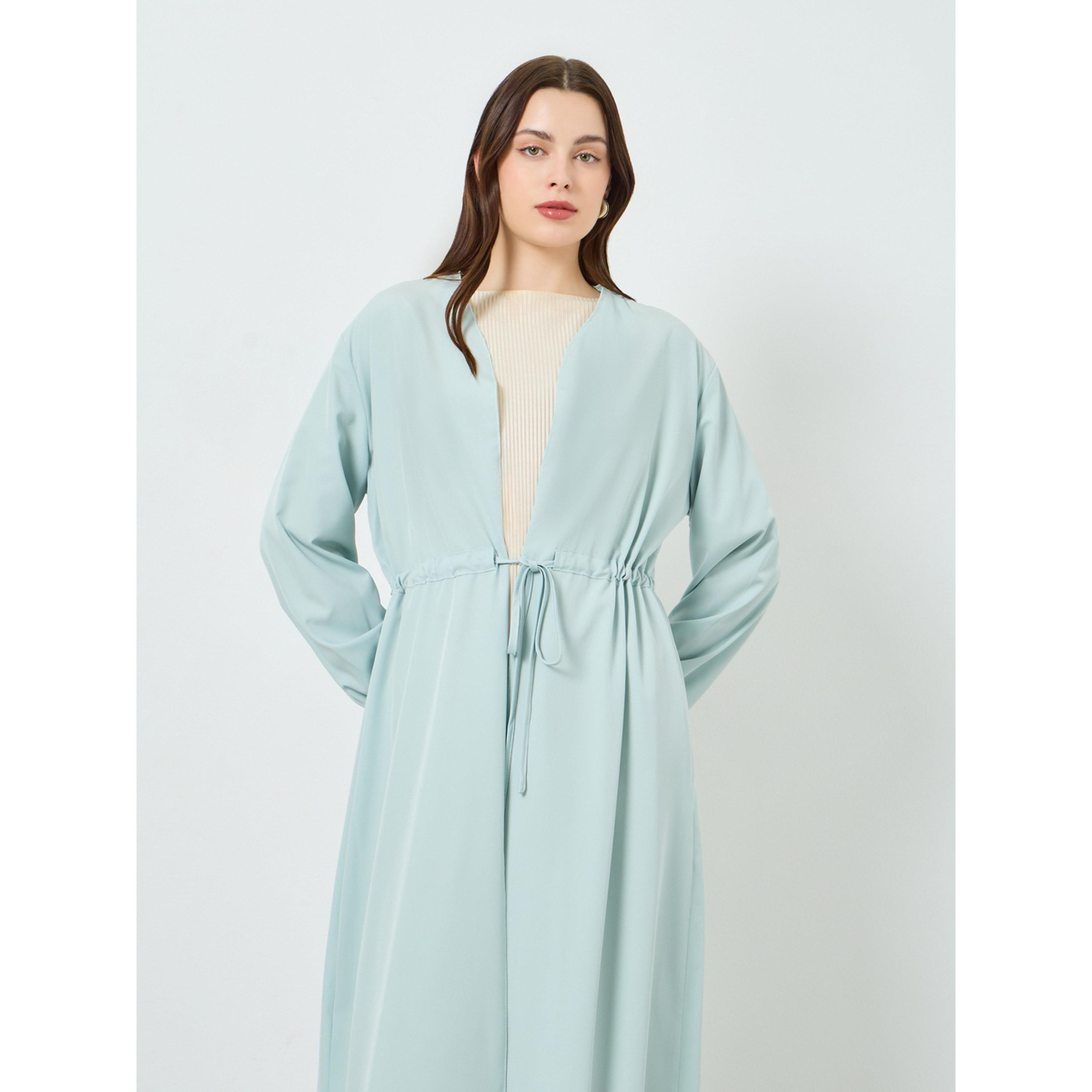 عباية كيمونو برباط خصر للنساء-women-arabicclothing-abayas-image-2