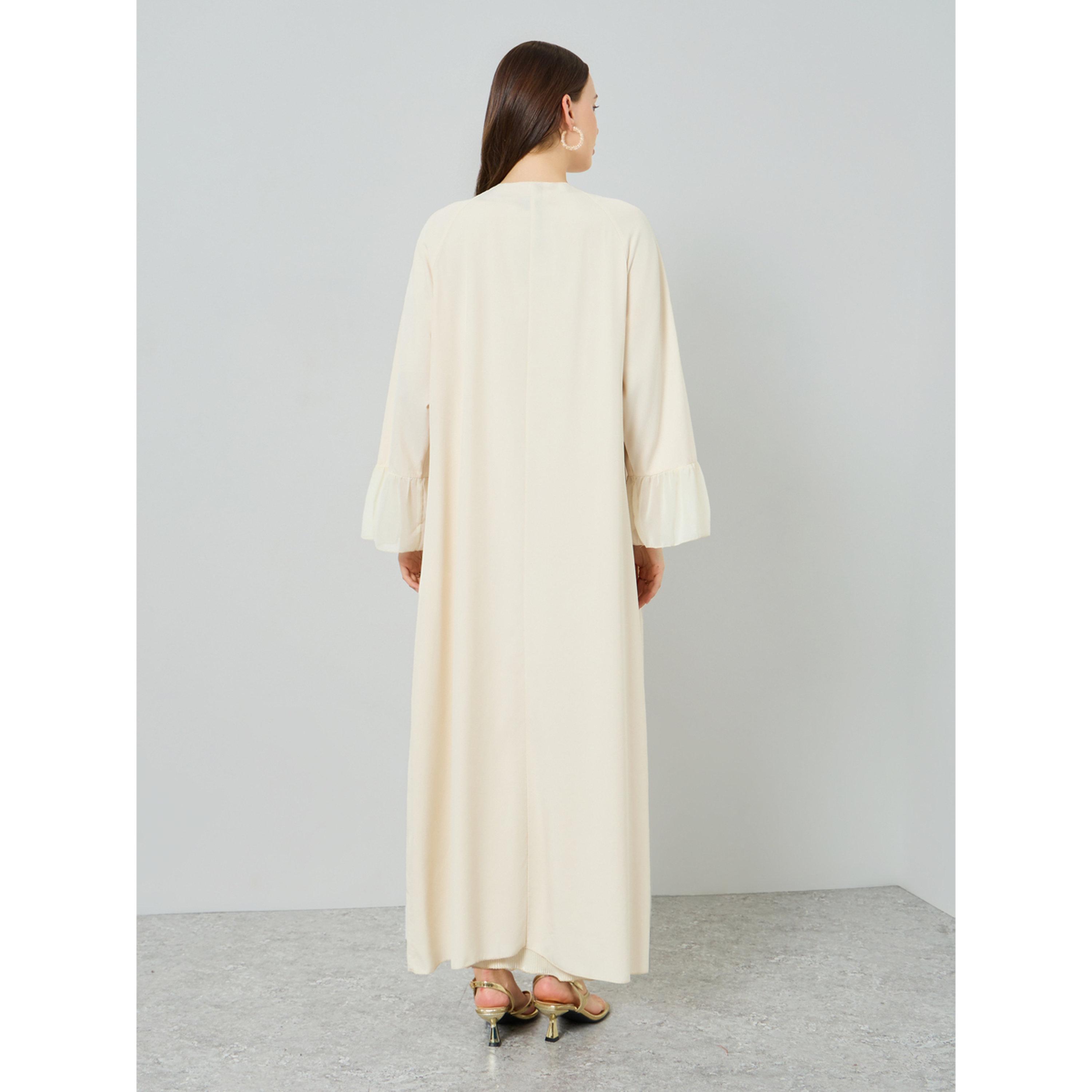 عباية بأكمام مكشكشة للنساء-women-arabicclothing-abayas-image-5