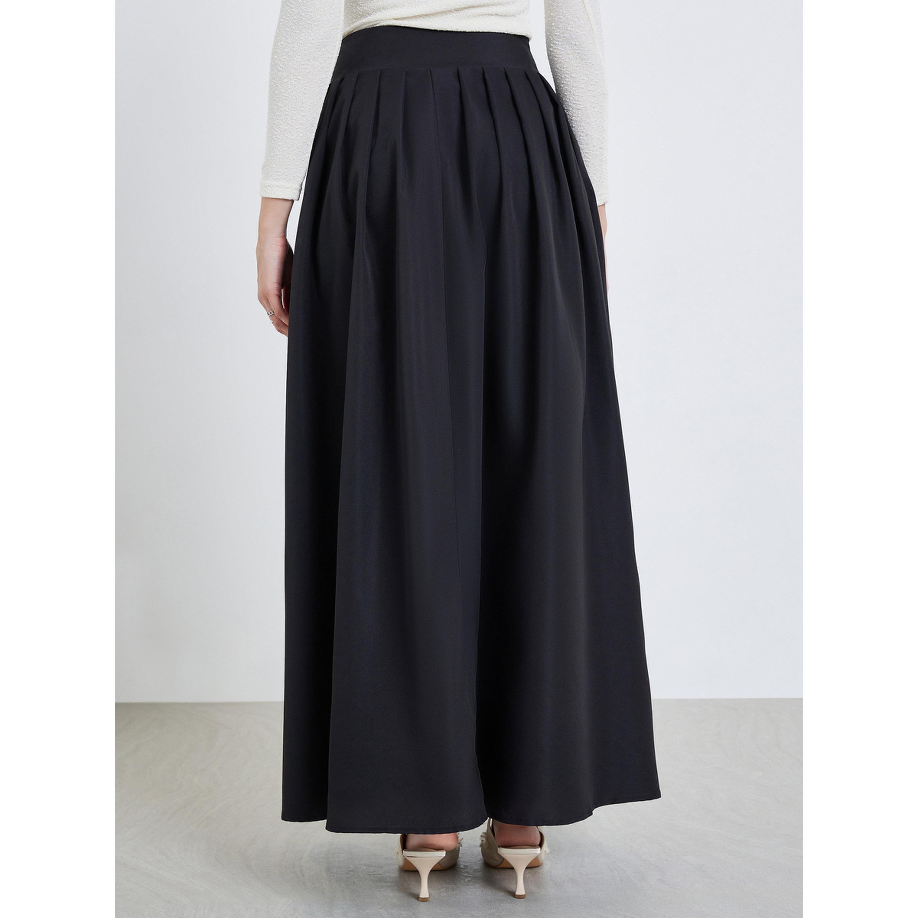 تنورة طويلة مكسرة بحافة واسعة-women-clothing-bottoms-skirts-image-4