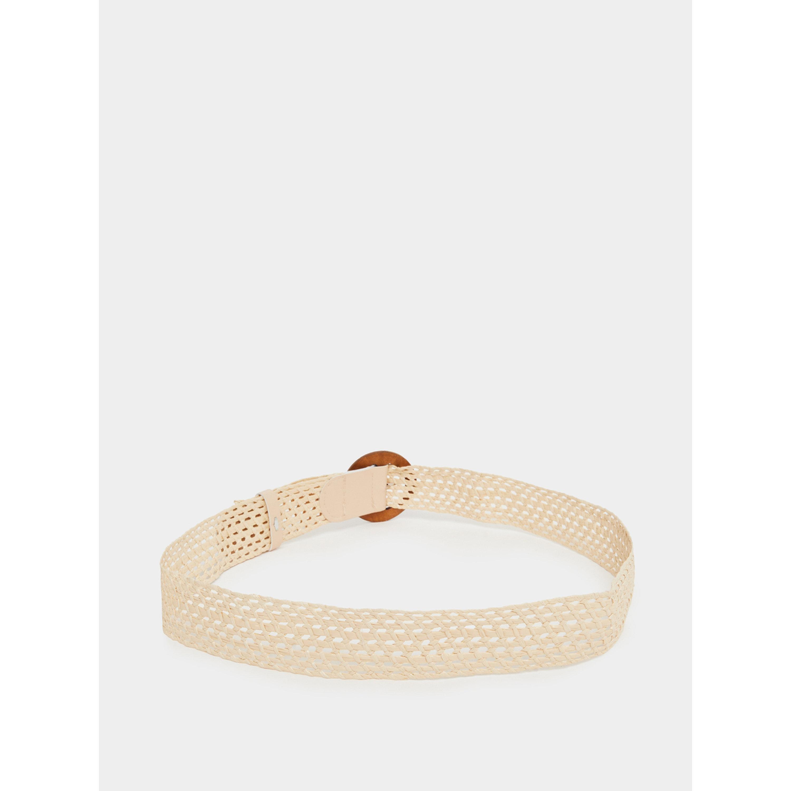 حزام منسوج مع إبزيم خشبي-women-clothingaccessories-belts-image-2