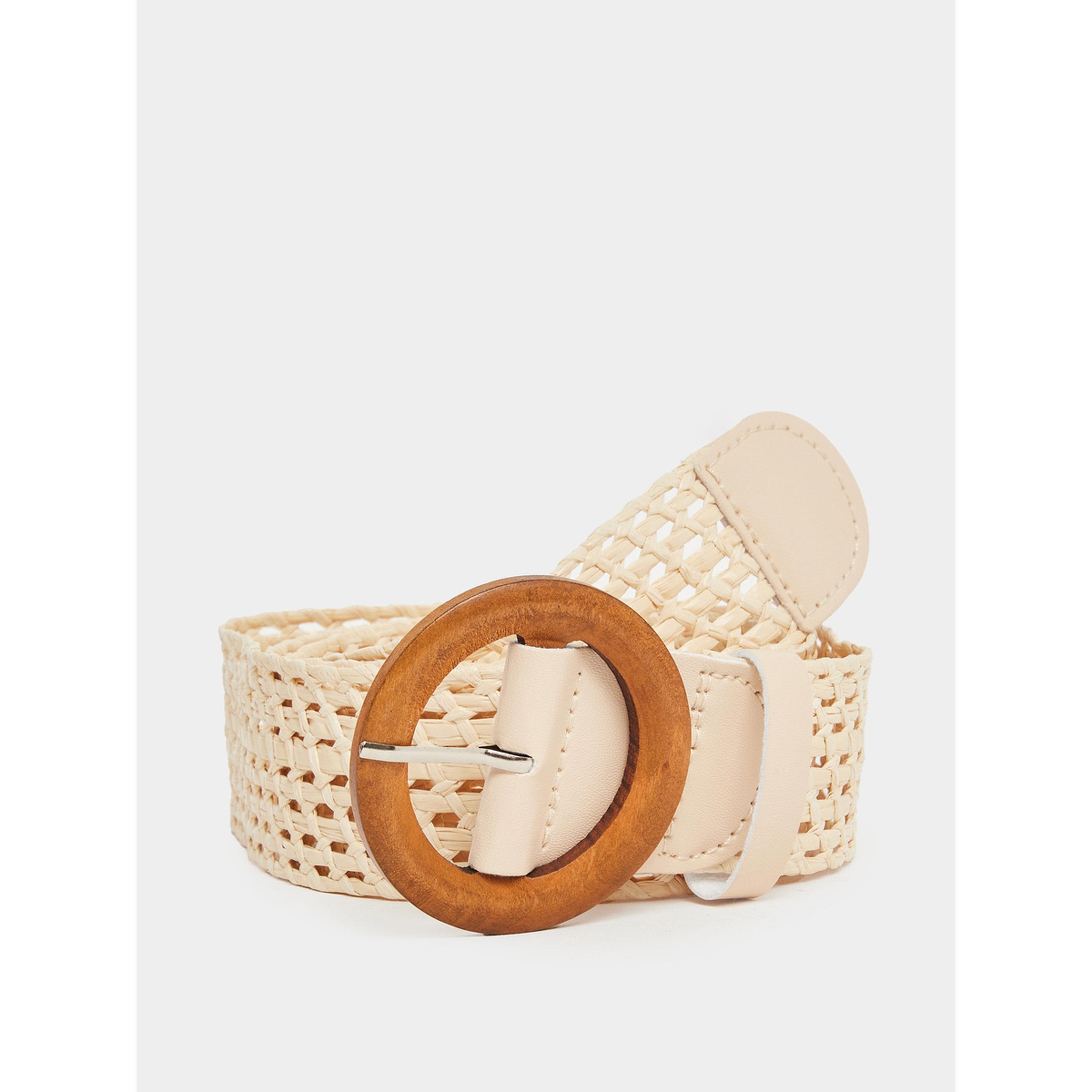 حزام منسوج مع إبزيم خشبي-women-clothingaccessories-belts-image-3
