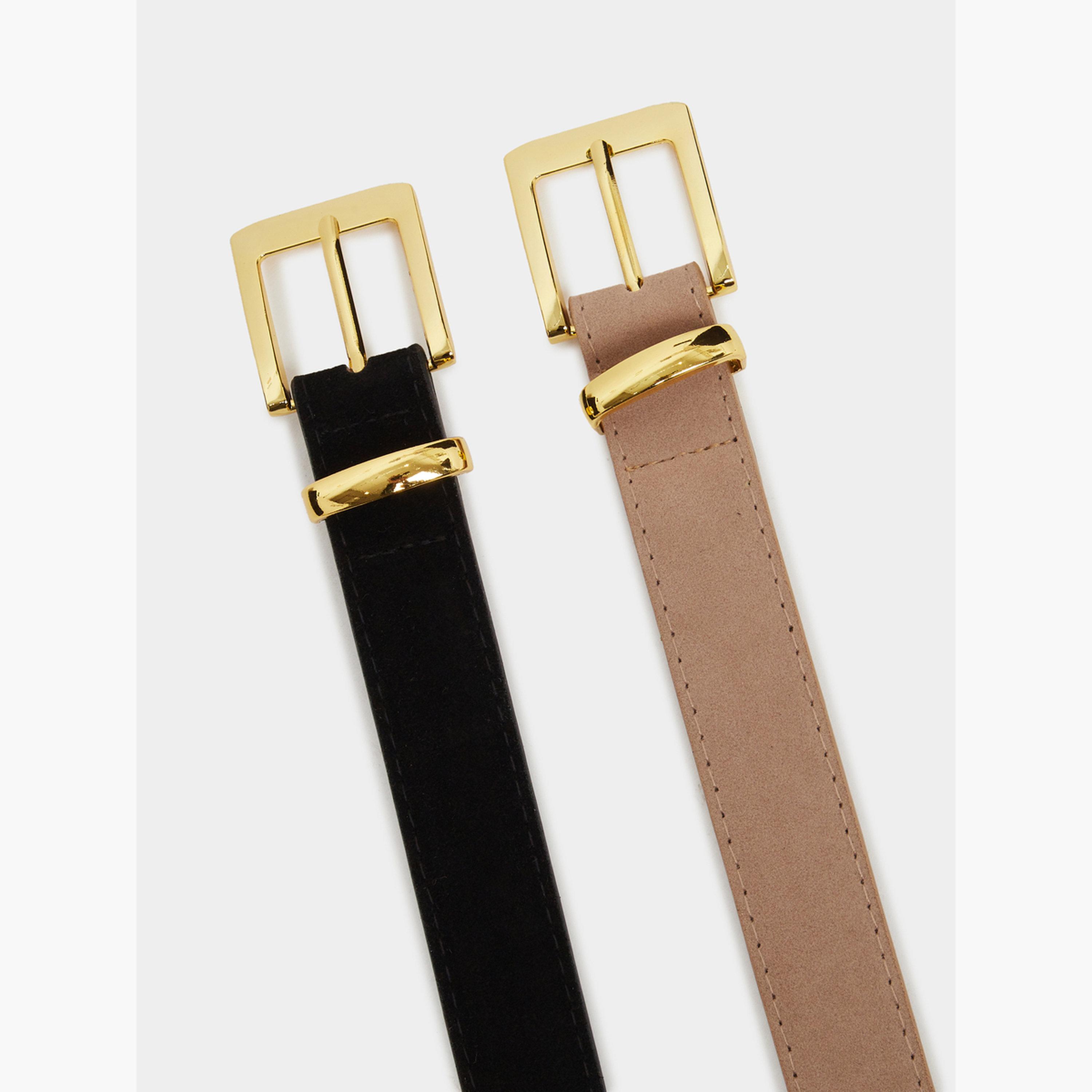 Styli Pack of 2 - Skinny Belt-women-clothingaccessories-belts-image-2