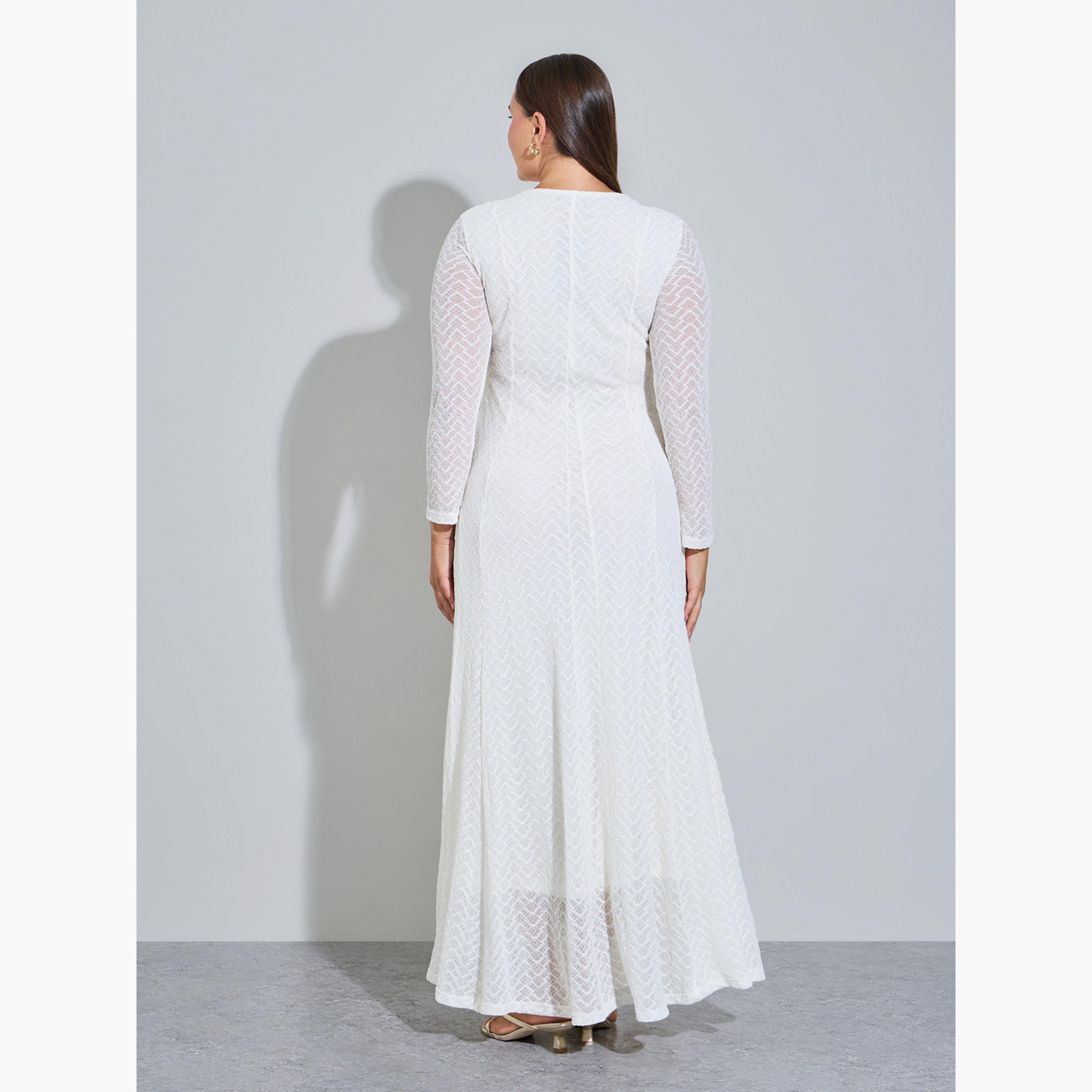 Styli Plus Size White Lace Insert A-Line Maxi Dress-women-clothing-dresses-image-4