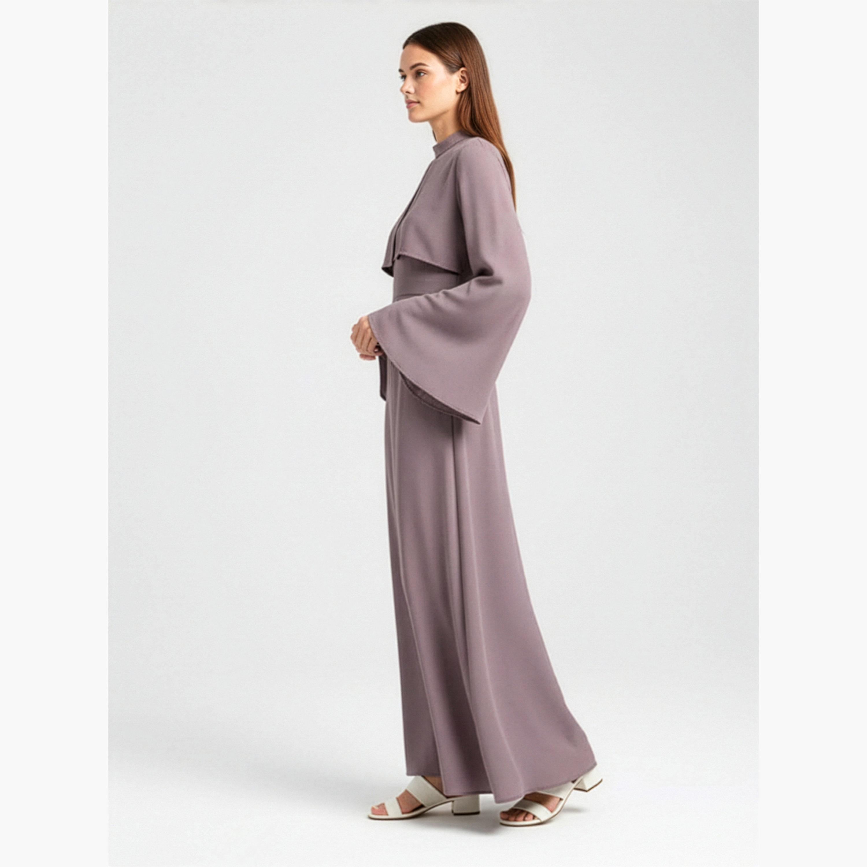 فستان طويل بأكمام جرس للنساء-women-clothing-dresses-image-3