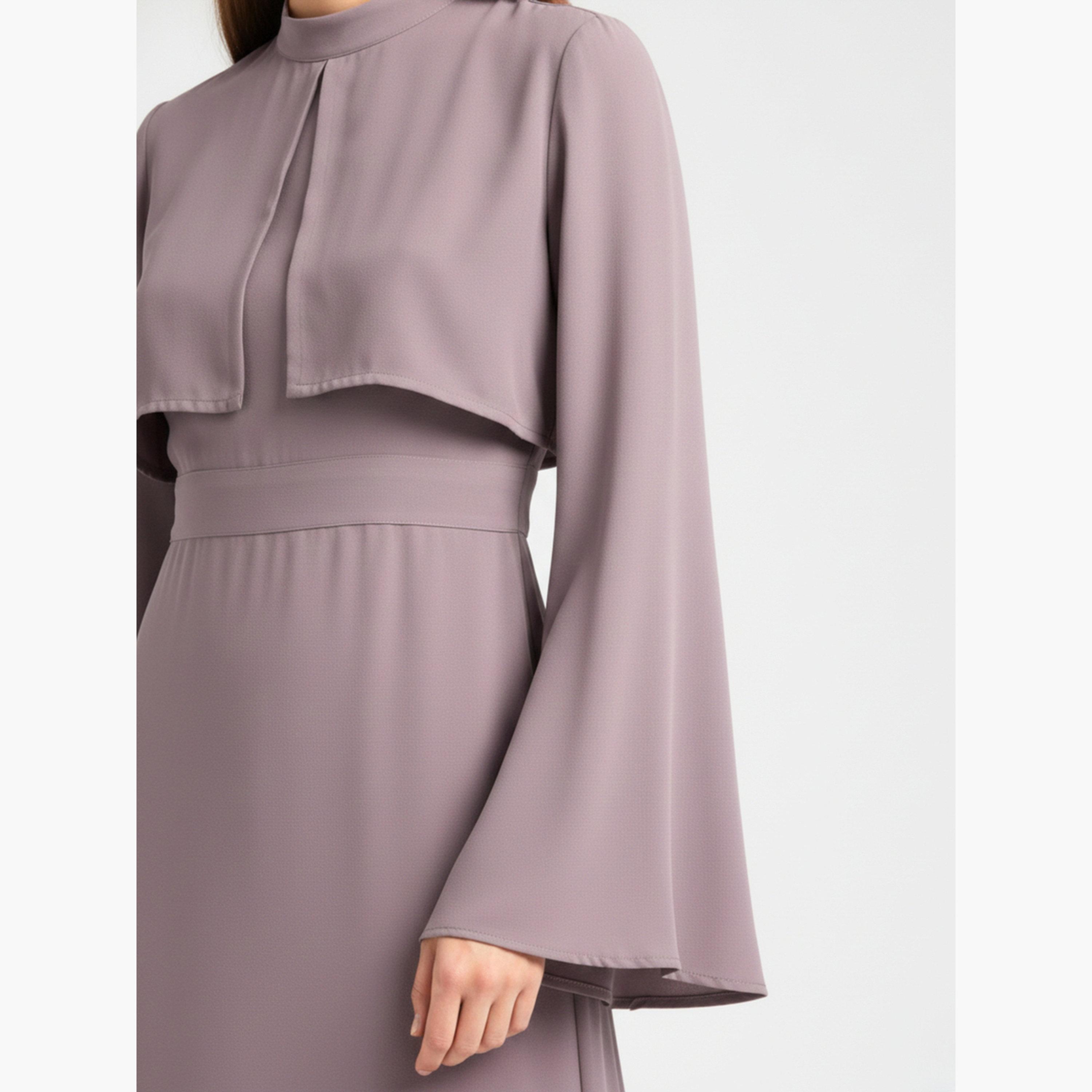 فستان طويل بأكمام جرس للنساء-women-clothing-dresses-image-5