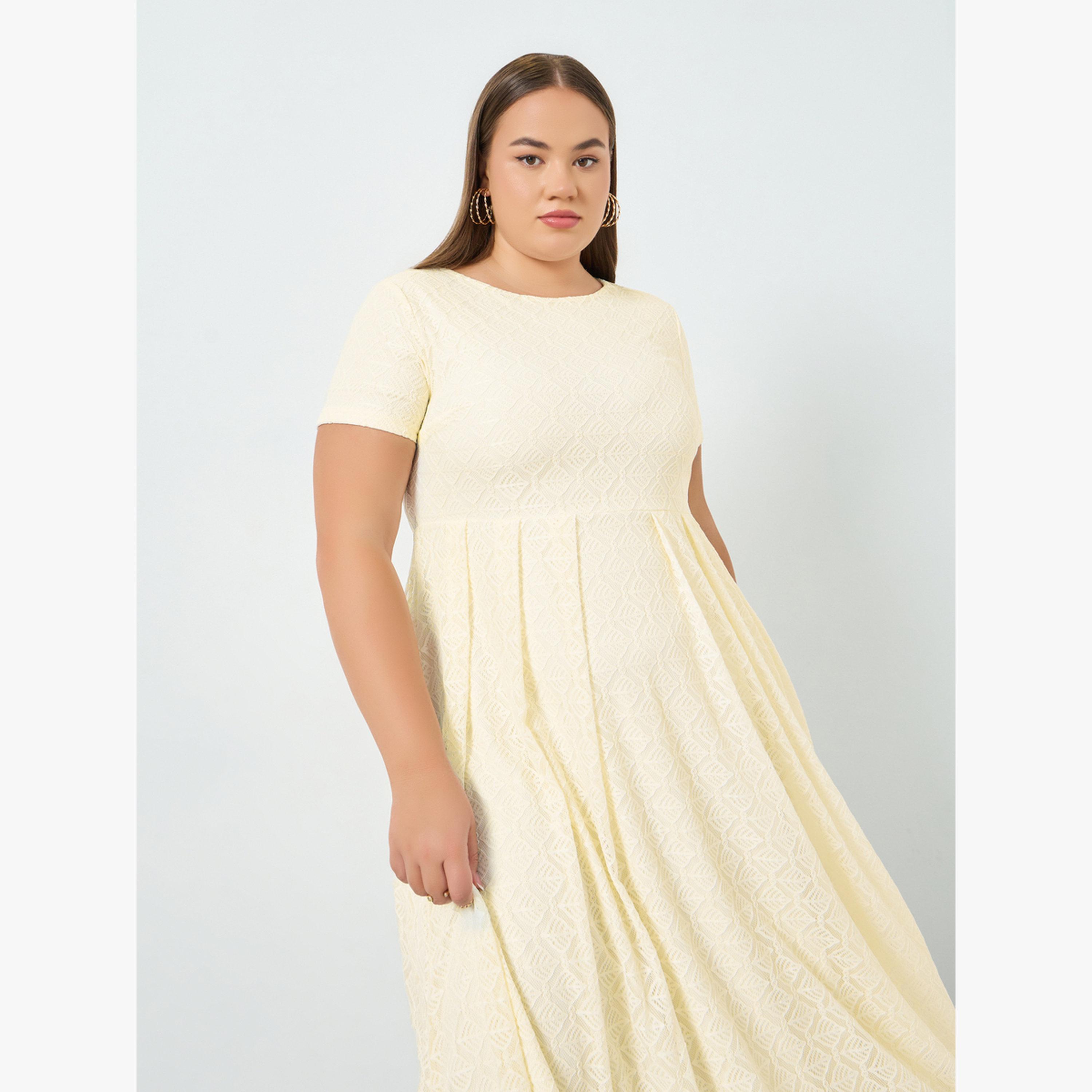 Styli Plus Size Lace Insert Midi Dress-women-clothing-dresses-image-2