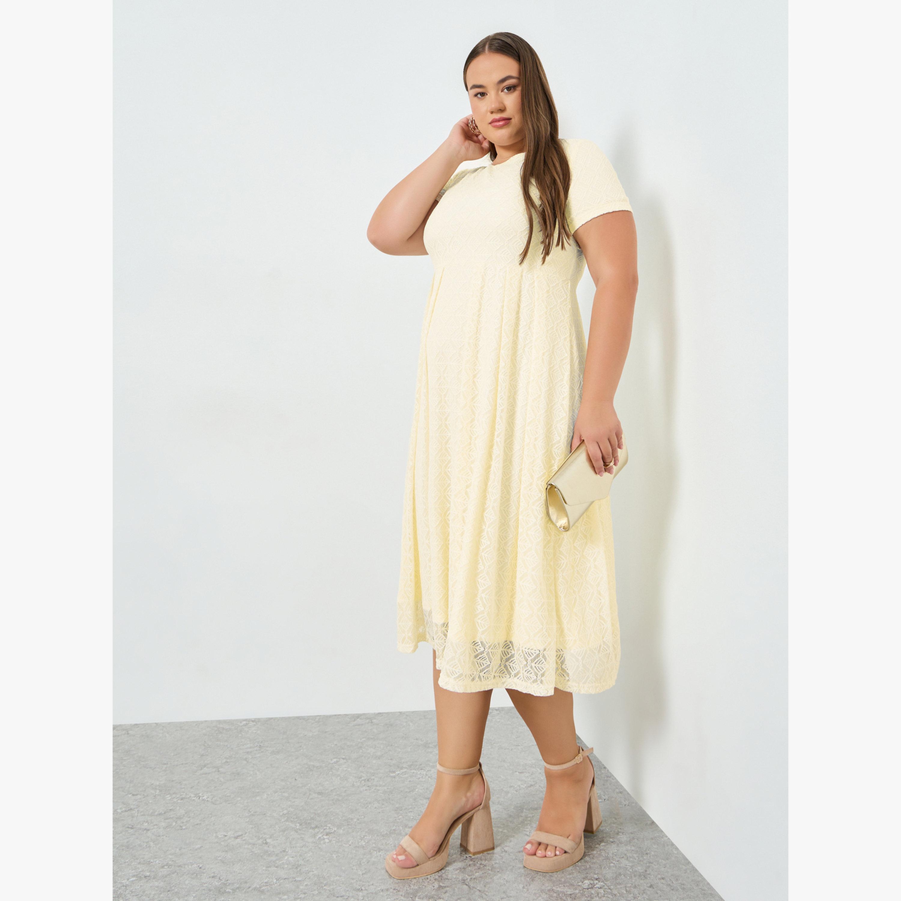 Styli Plus Size Lace Insert Midi Dress-women-clothing-dresses-image-3