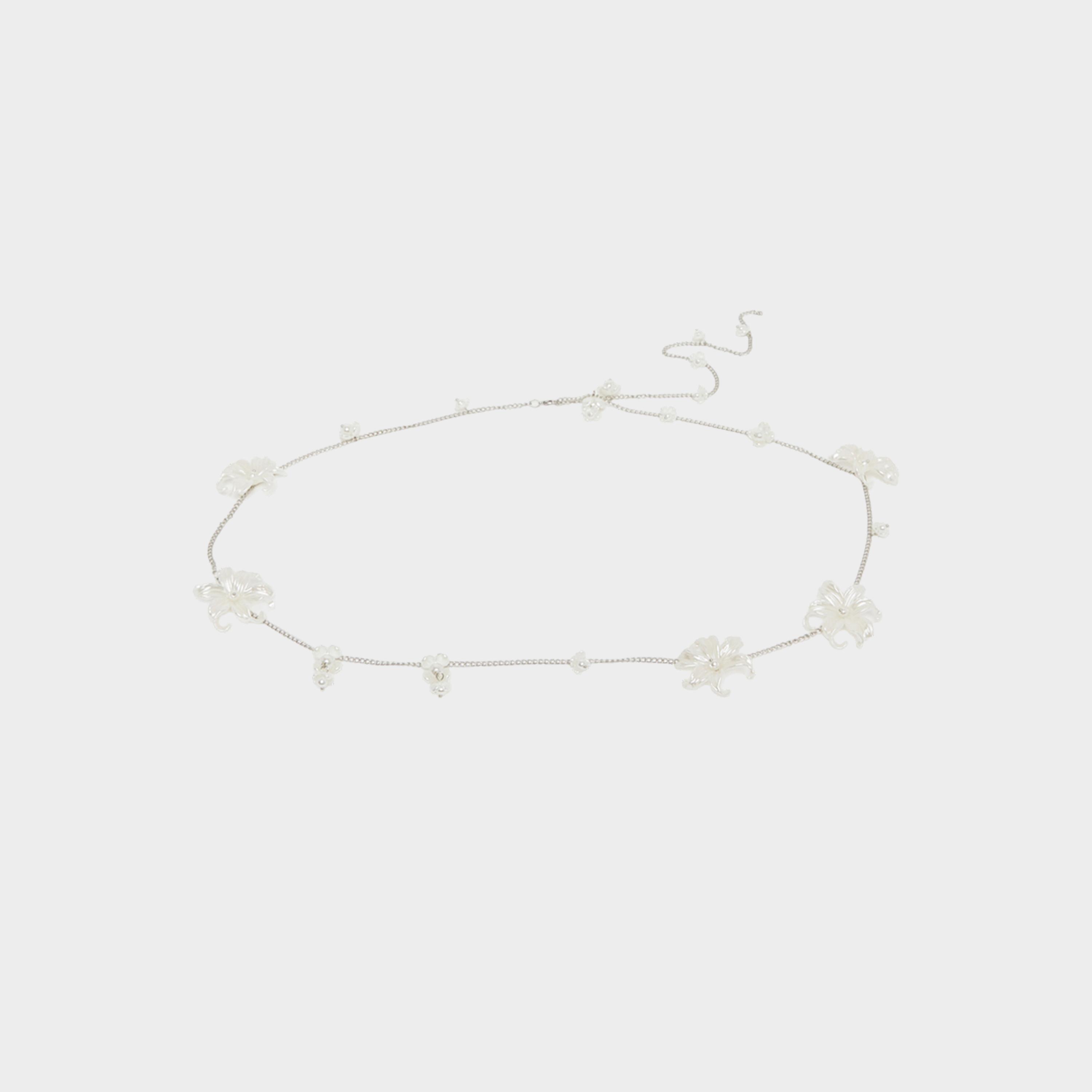 Styli Floral and Pearl Chain Belt-women-clothingaccessories-belts-image-1
