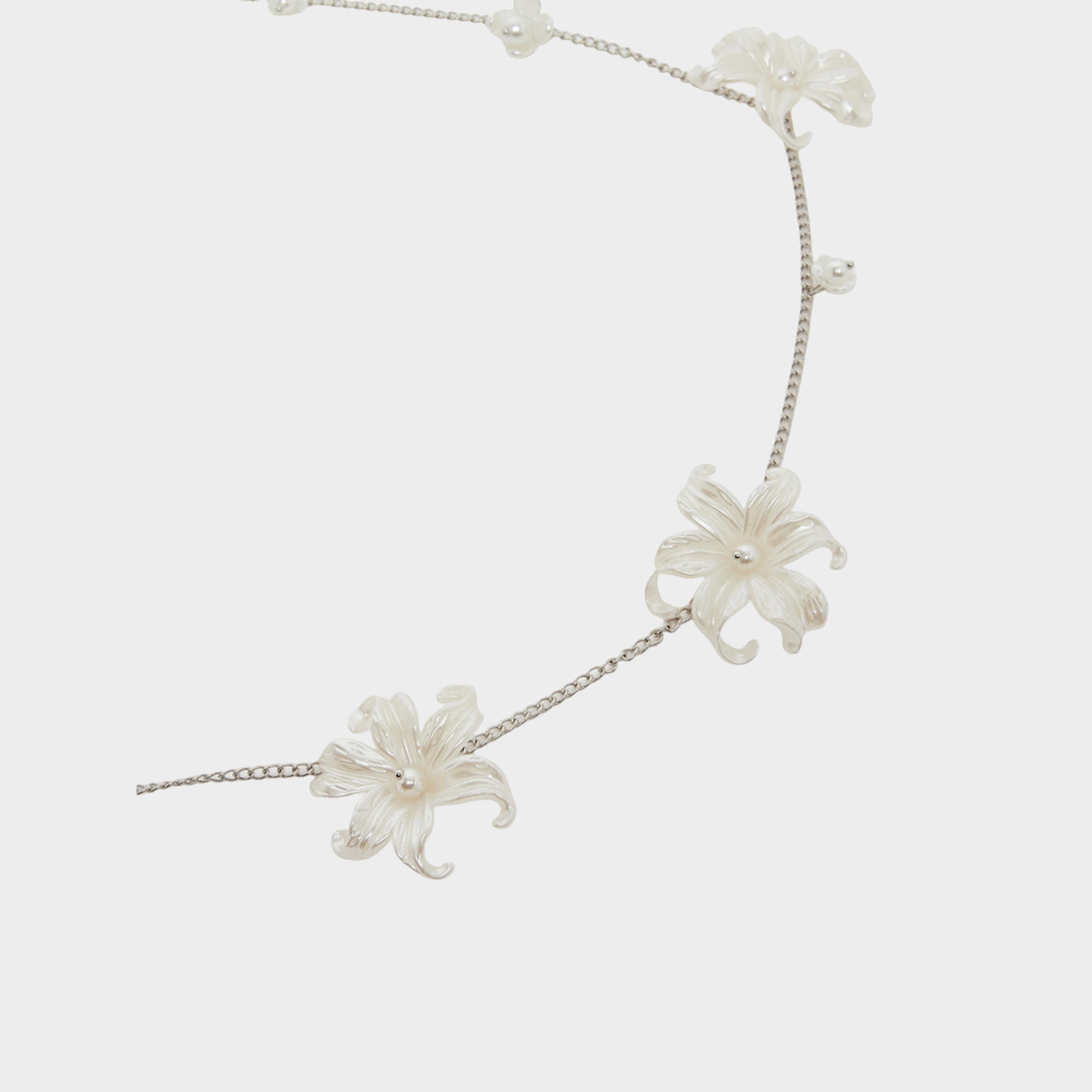Styli Floral and Pearl Chain Belt-women-clothingaccessories-belts-image-2