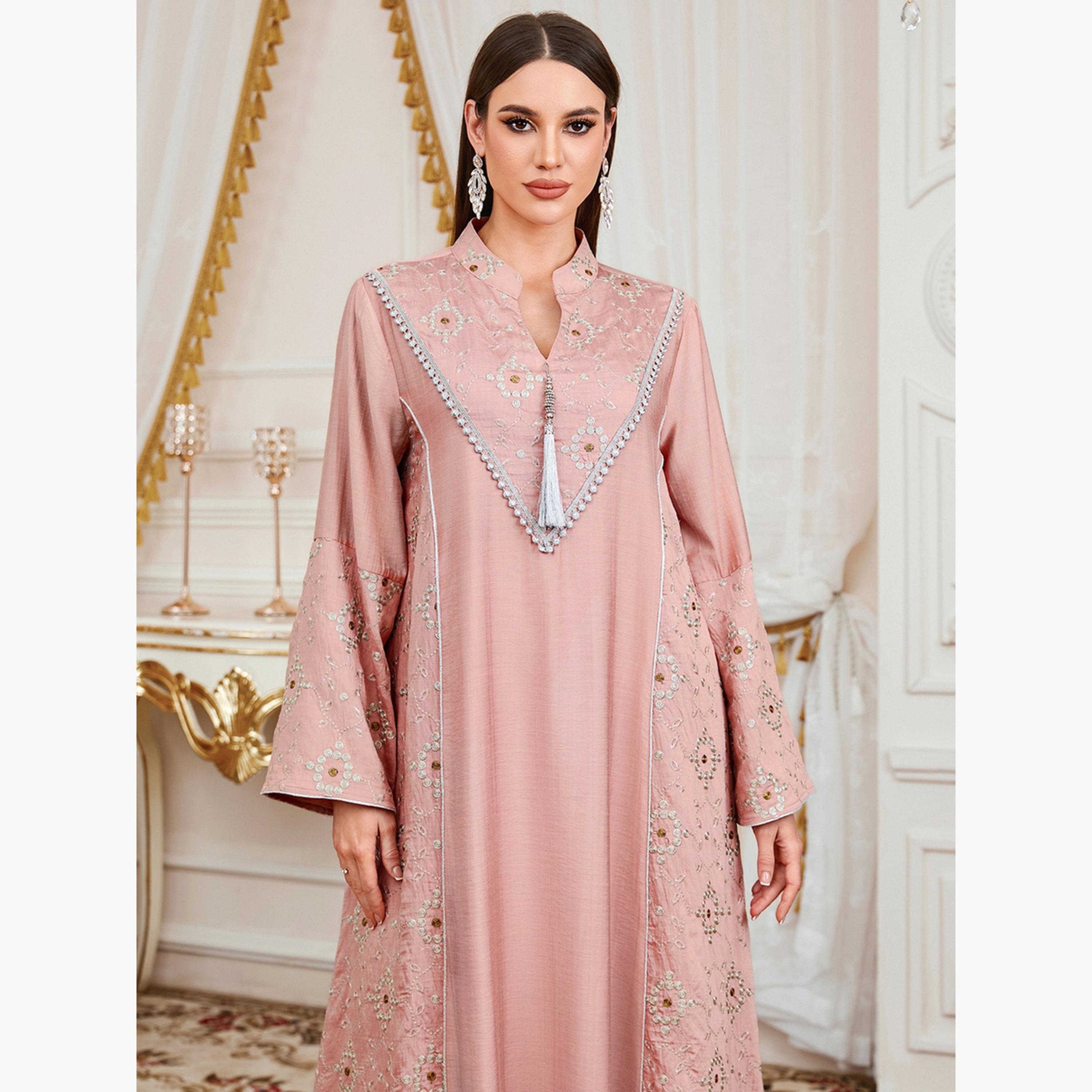 Take Two Women Tassel Sequin Embellished Jalabiya-women-arabicclothing-jalabiyas-image-2