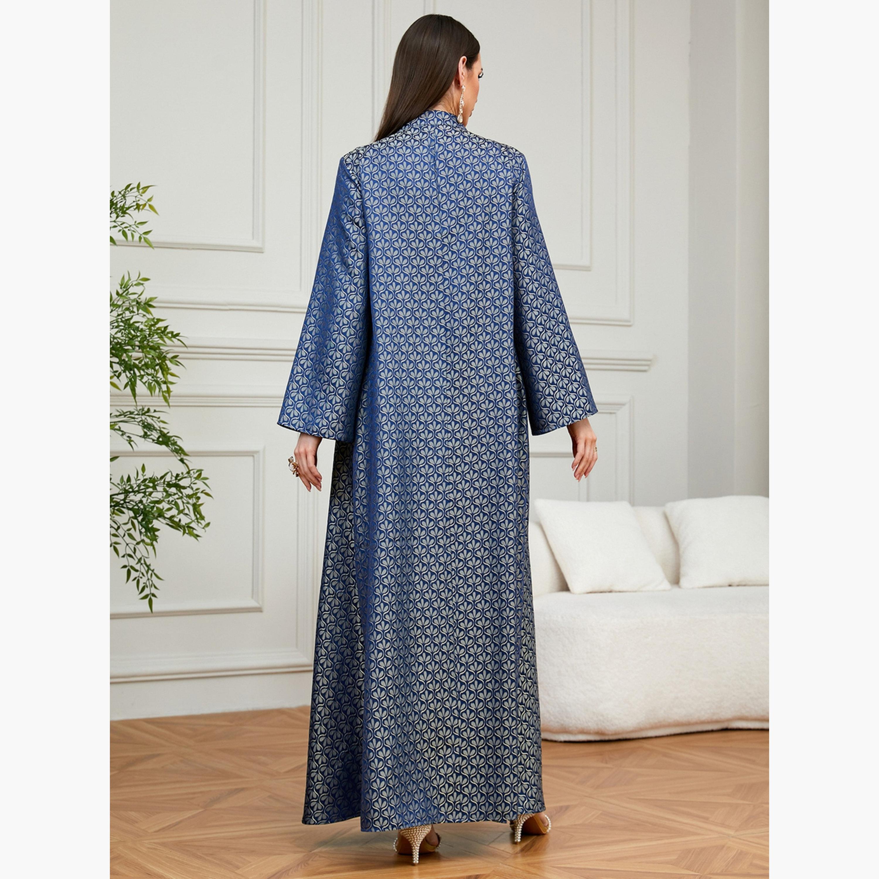 جلابية مزينة وقماش بارز الملمس-women-arabicclothing-jalabiyas-image-5