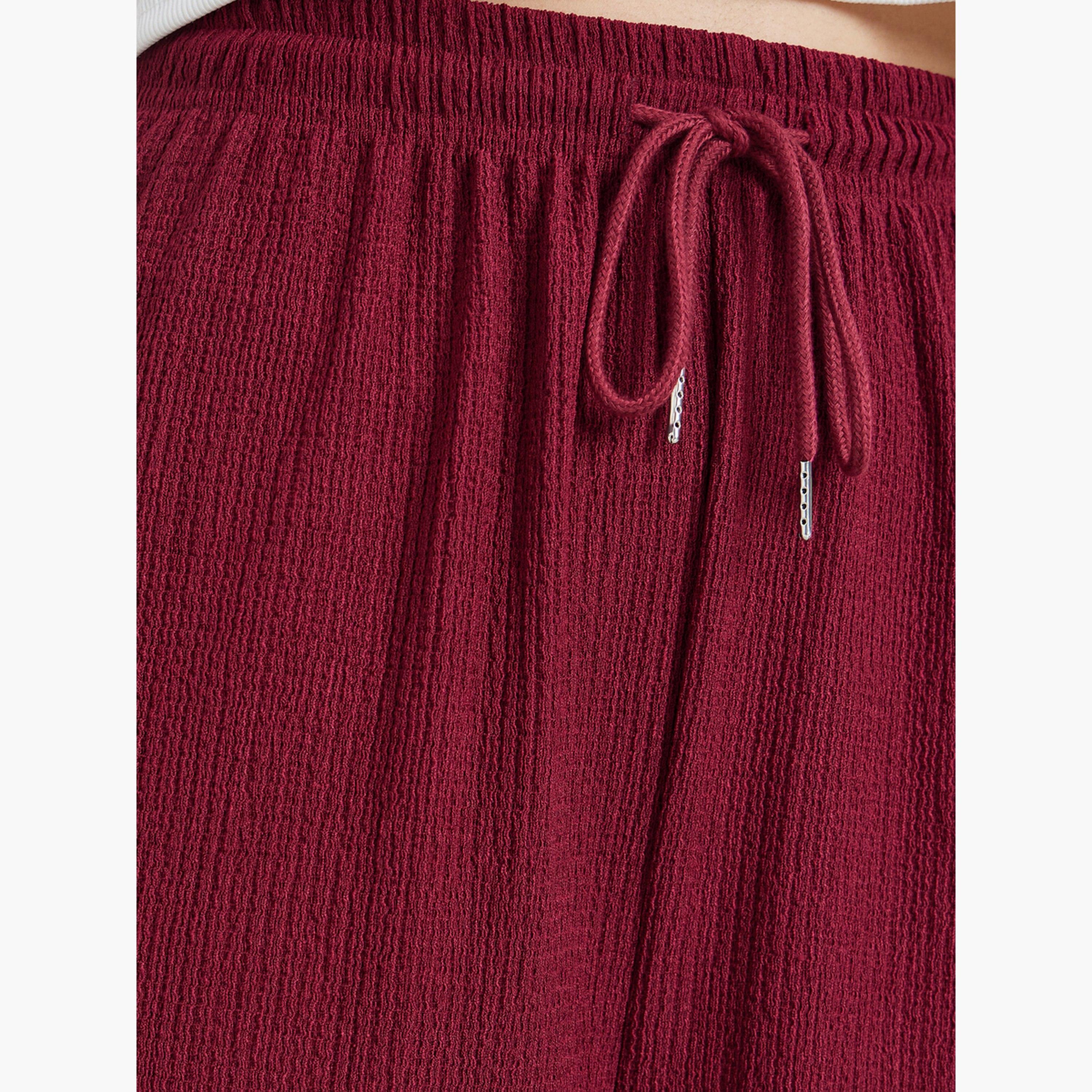 بنطال بقماش بارز ورباط-women-clothing-bottoms-trousers-image-3