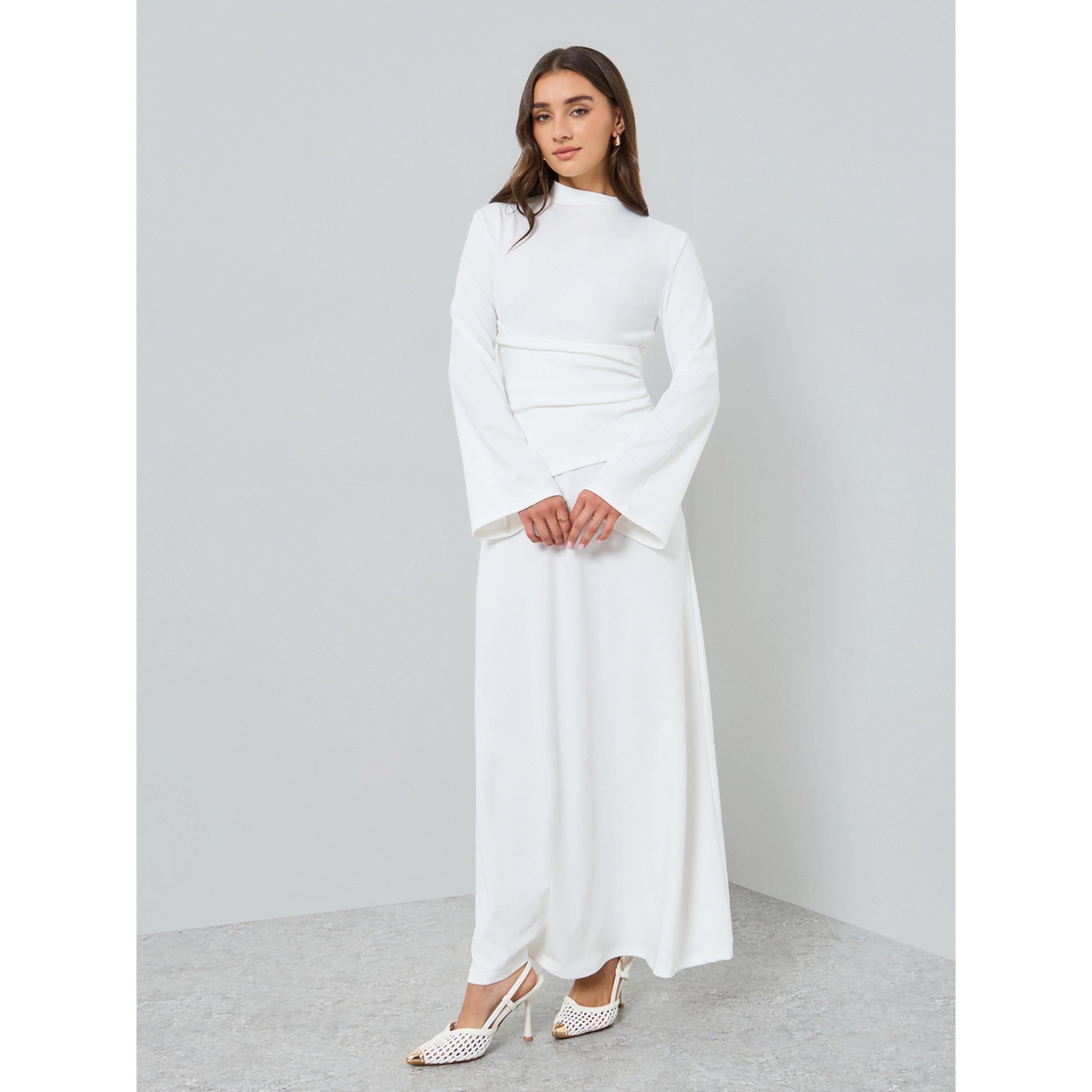 Styli Women Off-White Asymmetric Waist Maxi Dress-women-clothing-dresses-image-3