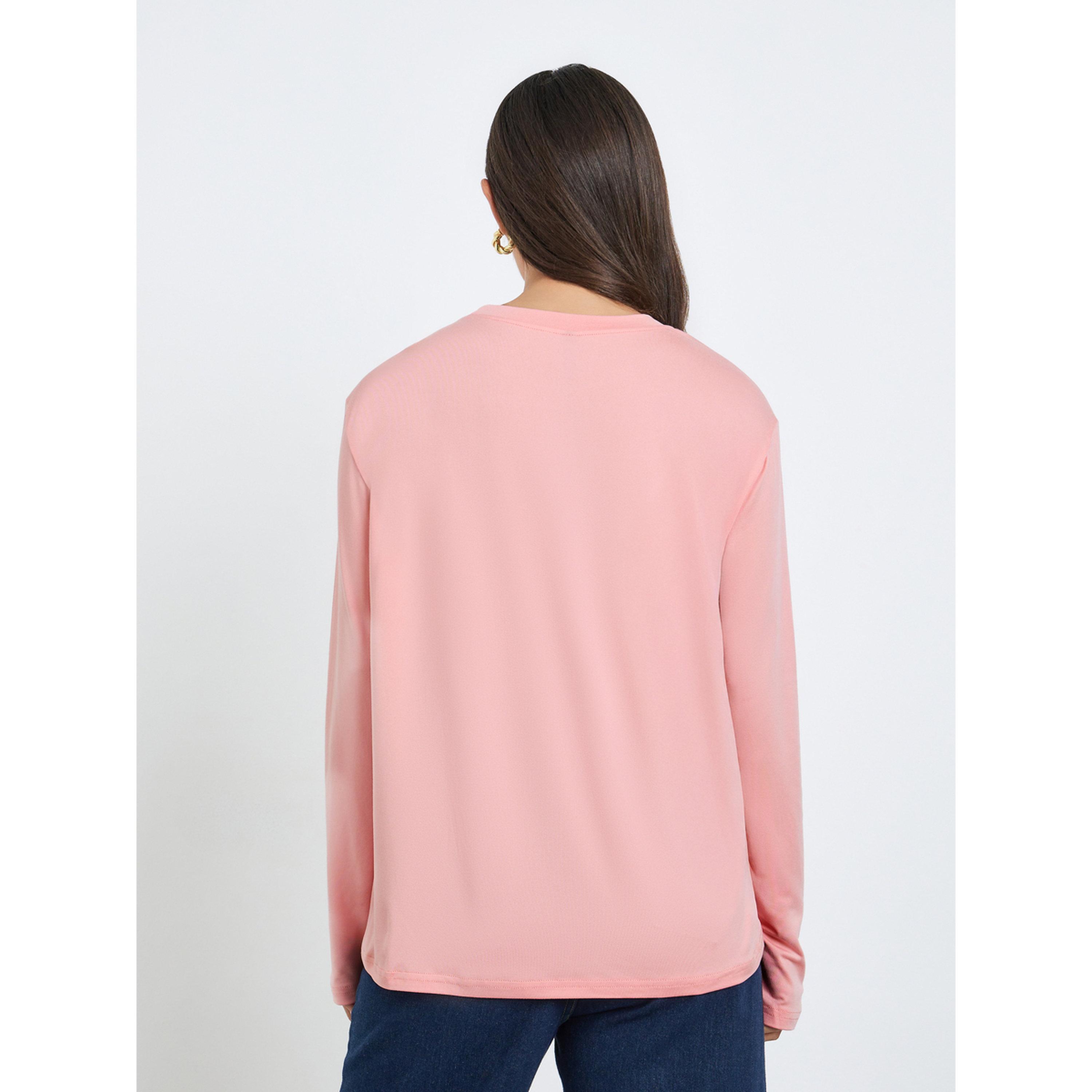 Styli Women Pink Graphic Fruit Print T-Shirt-women-clothing-tshirts-image-4