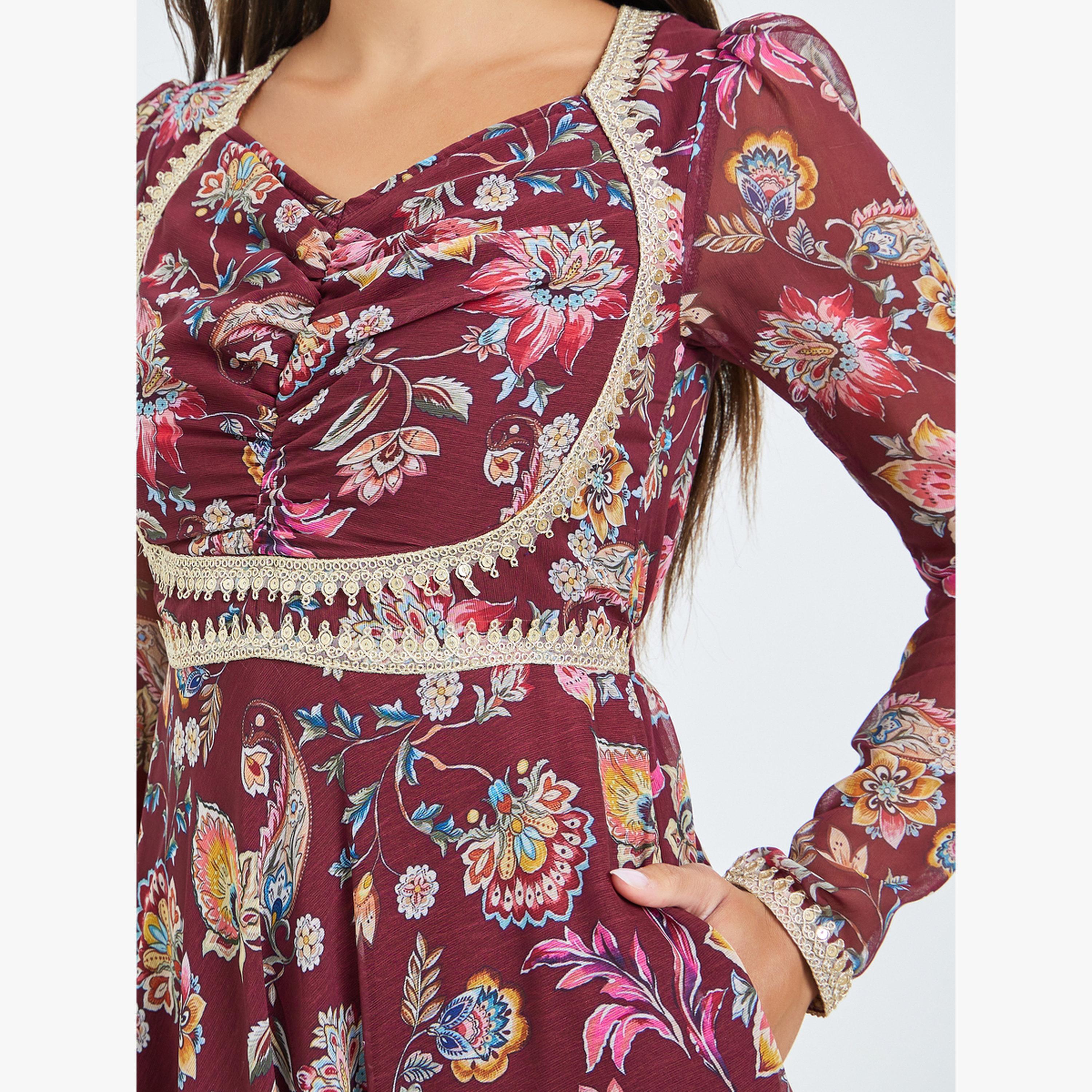فستان طويل بنقشة زهور-women-clothing-dresses-image-6