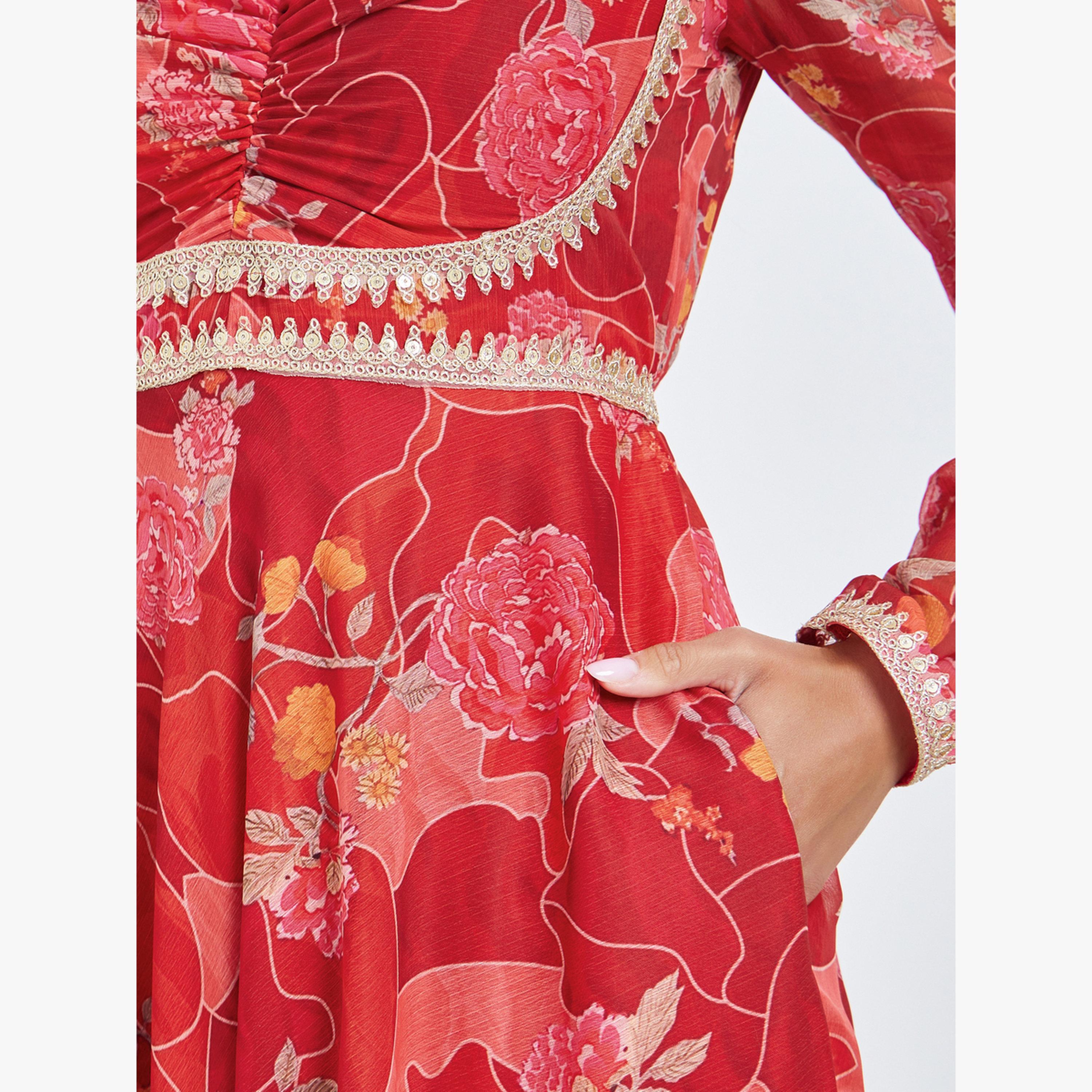 فستان طويل بنقشة زهور-women-clothing-dresses-image-5