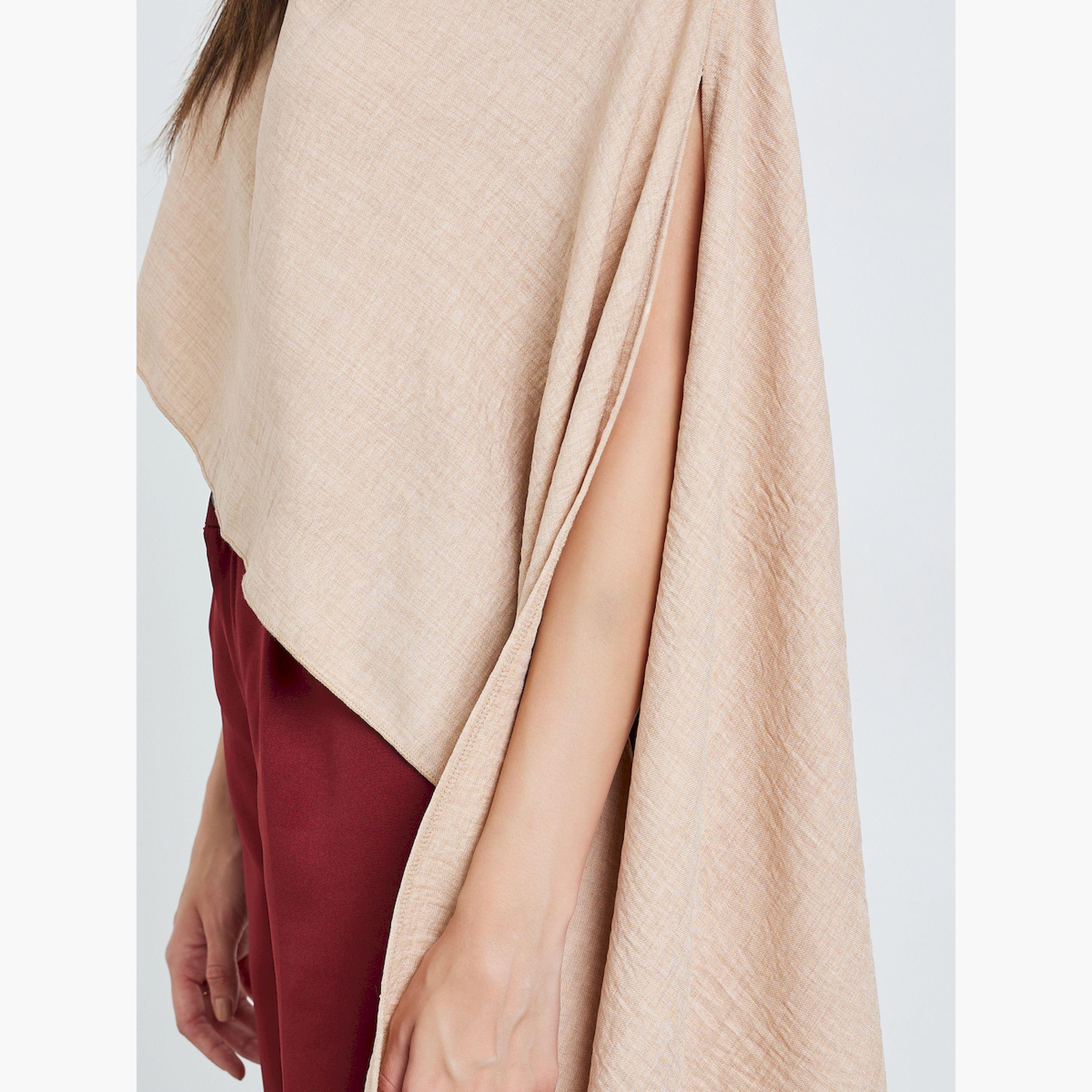 Take Two Beige One-Shoulder Cape Detail Blouse-women-clothing-shirtsandblouses-blouses-image-5