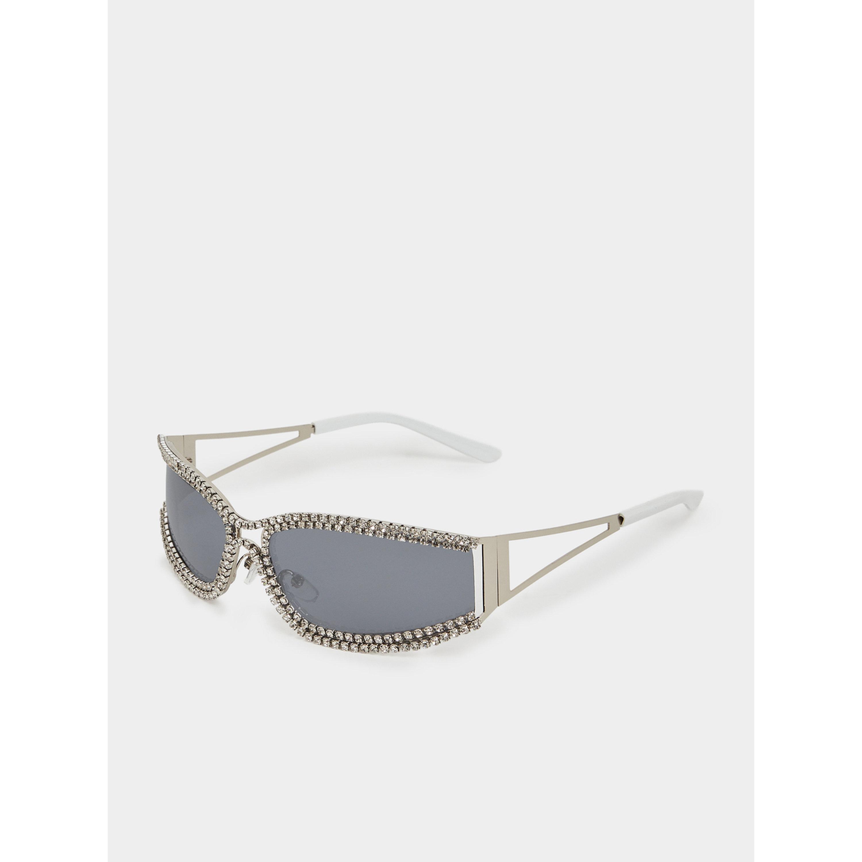 Styli Embellished Oval Sunglasses-women-sunglasses-image-1